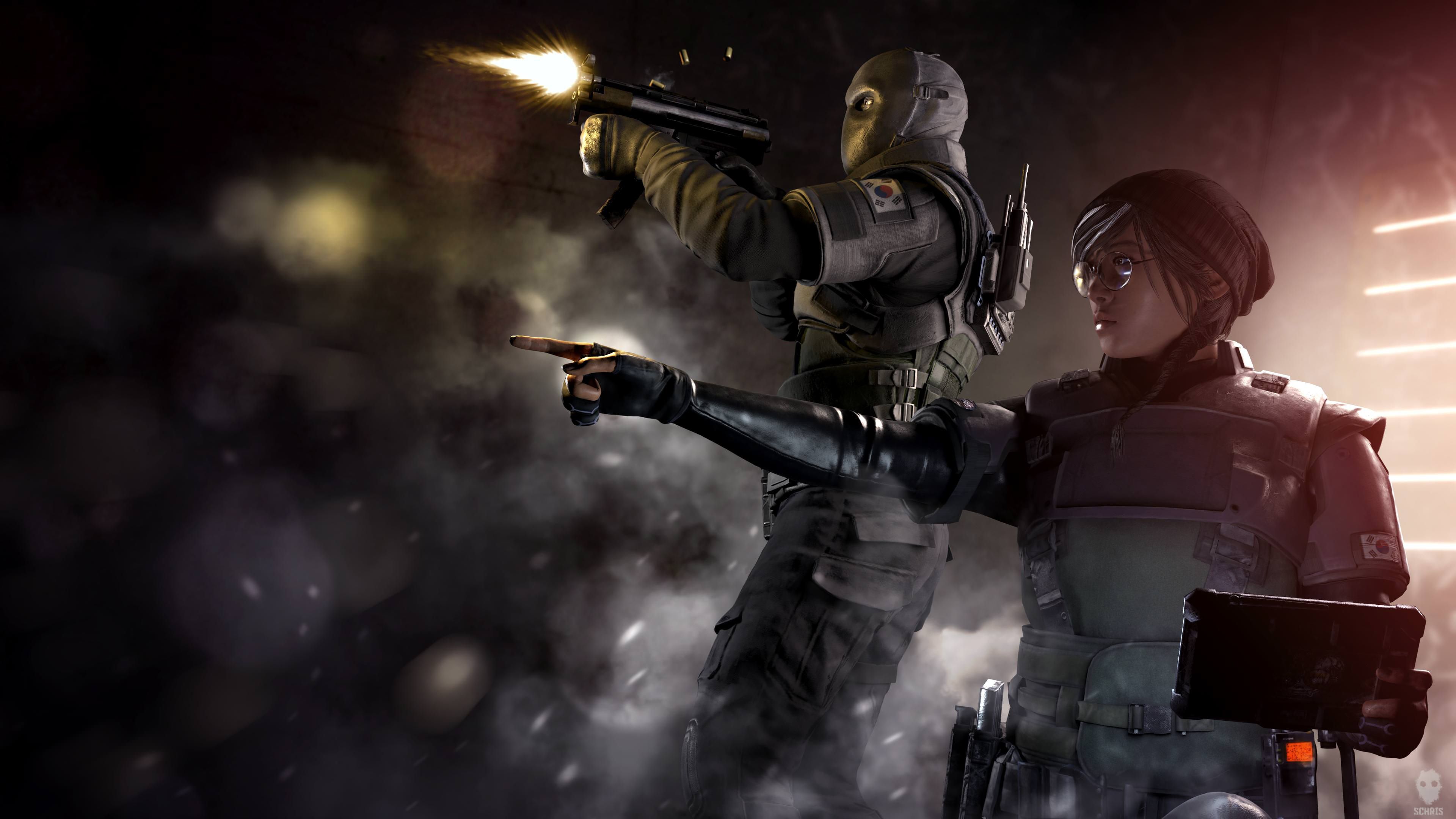 Tom Clancys Rainbow Six Siege Operator Caveira Ultra HD Wallpapers