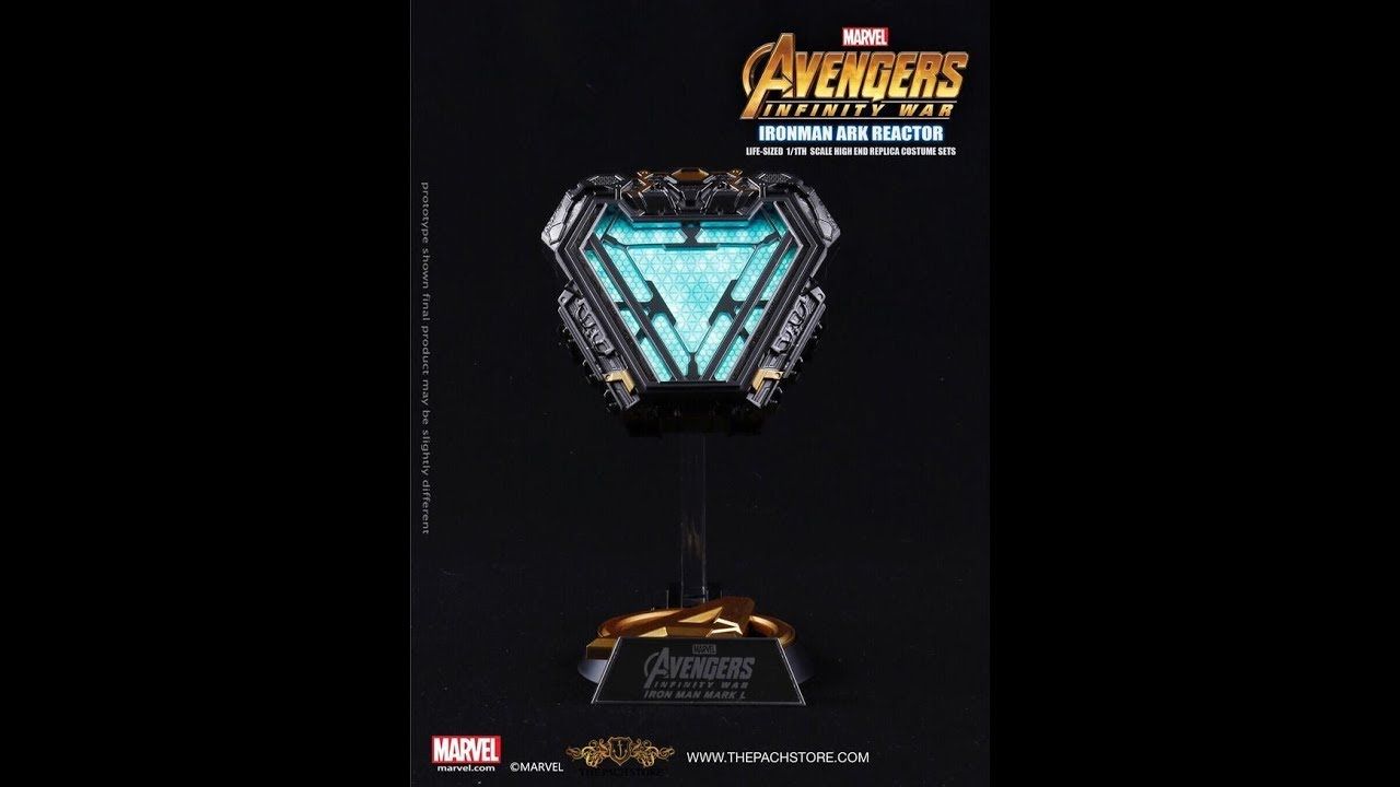 Avengers Infinity War Man Mark 50 1 1 Arc Reactor Movie