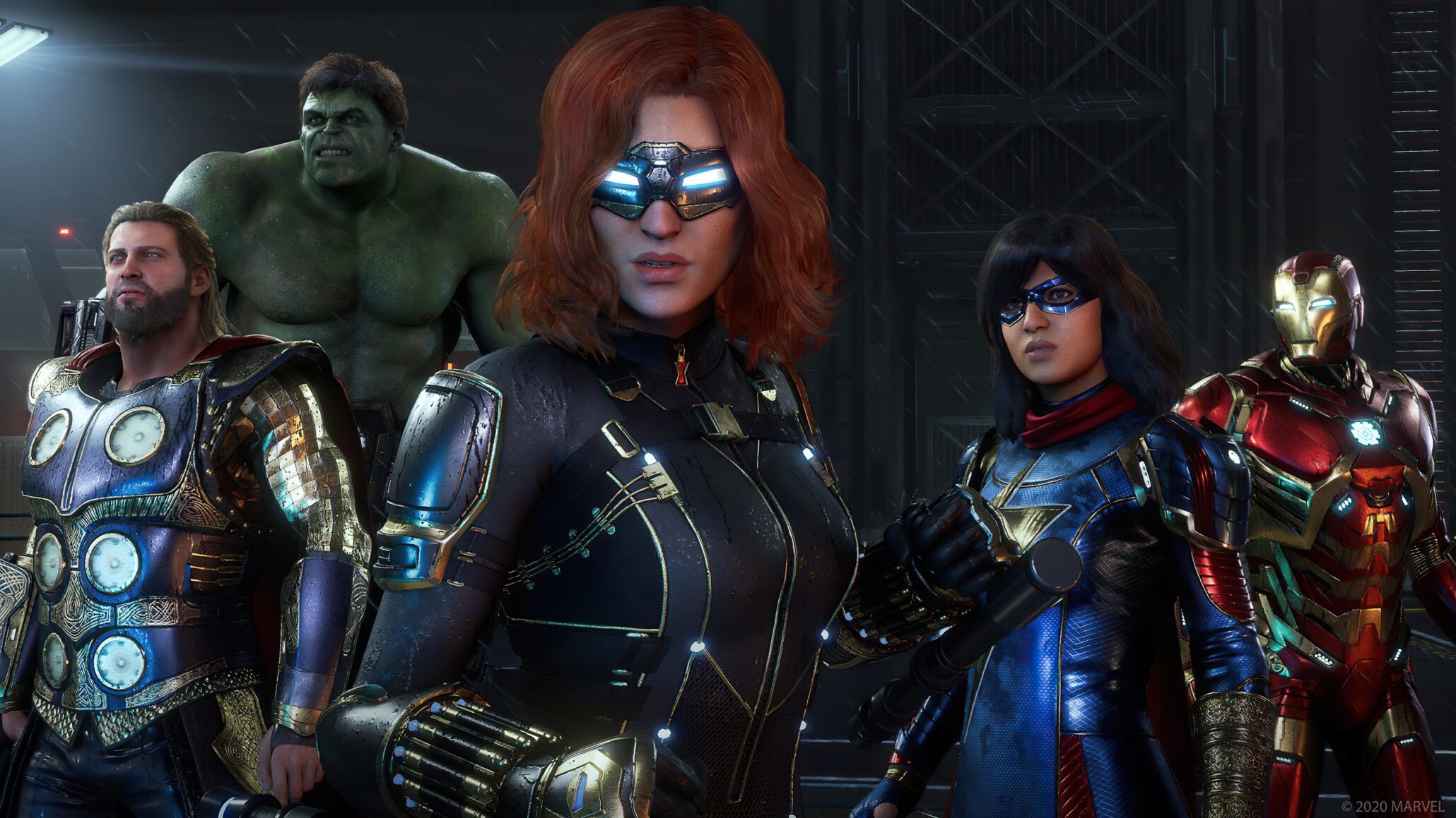 New Marvel's Avengers Image Show Hero Ensemble and Kamala's Fan