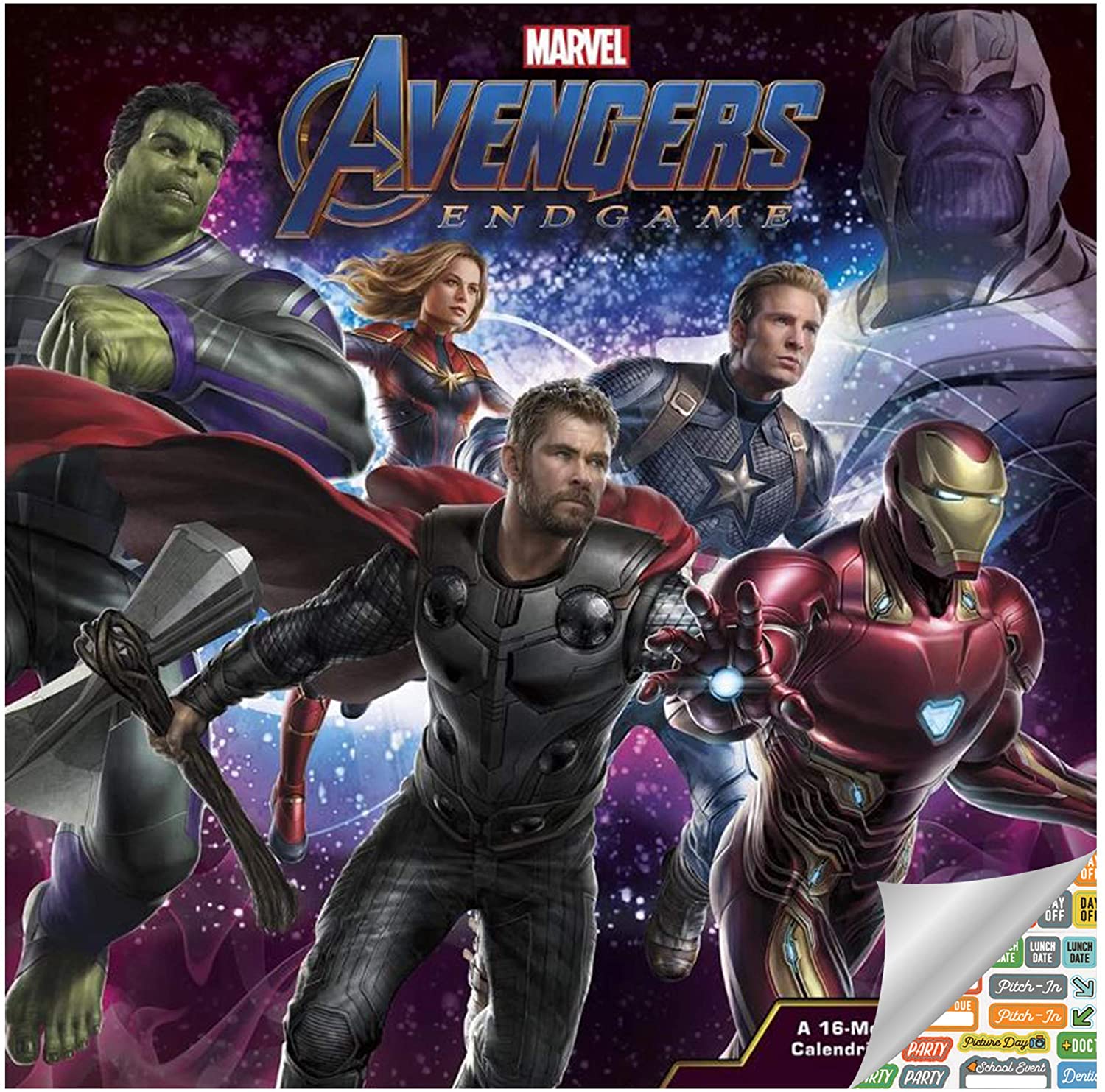 Marvel Avengers Calendar 2020 Bundle 2020 Avengers End