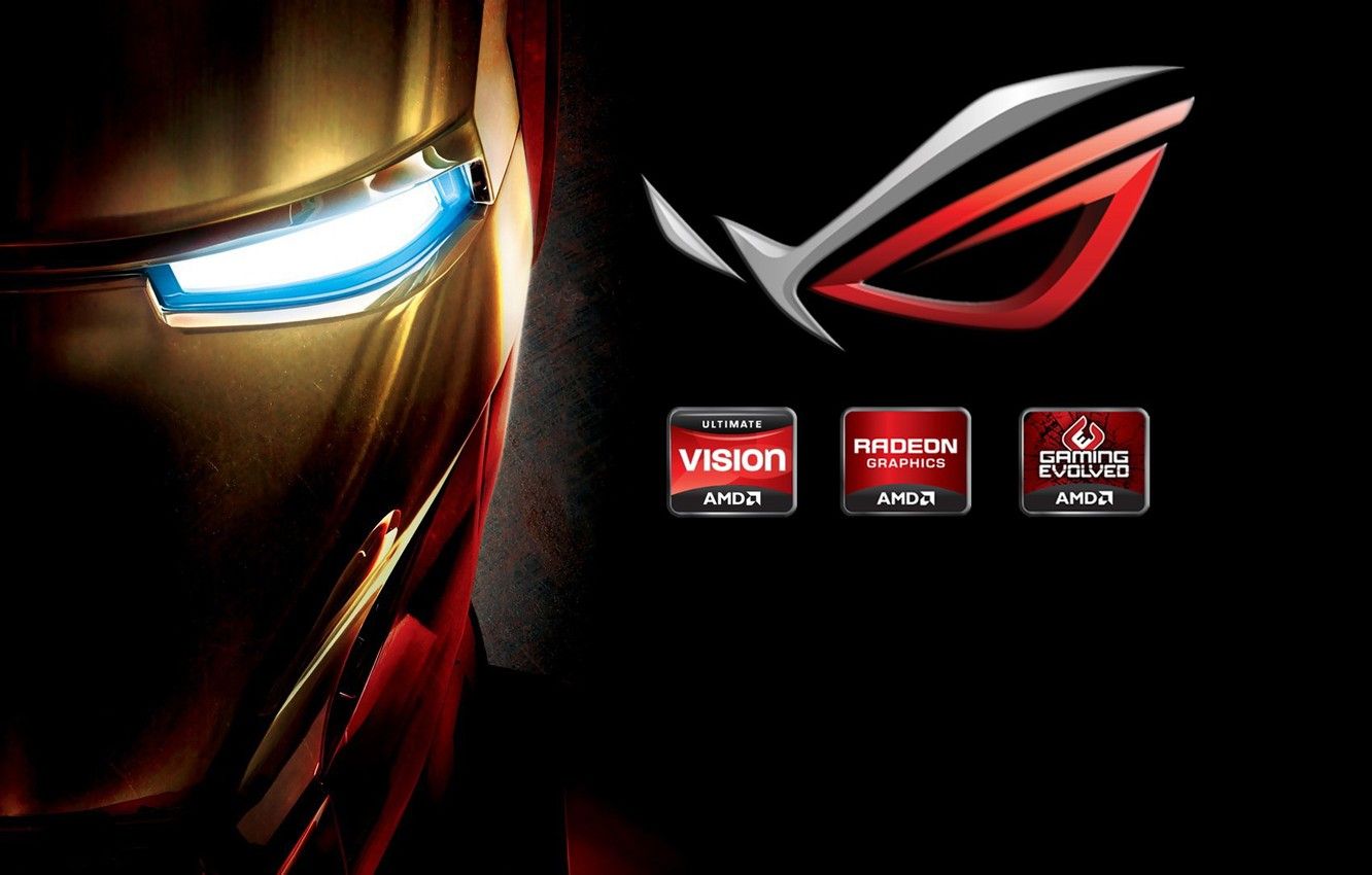 Wallpaper Logo, Iron Man, Brand, Hi Tech, Iron Man, Company, Brand