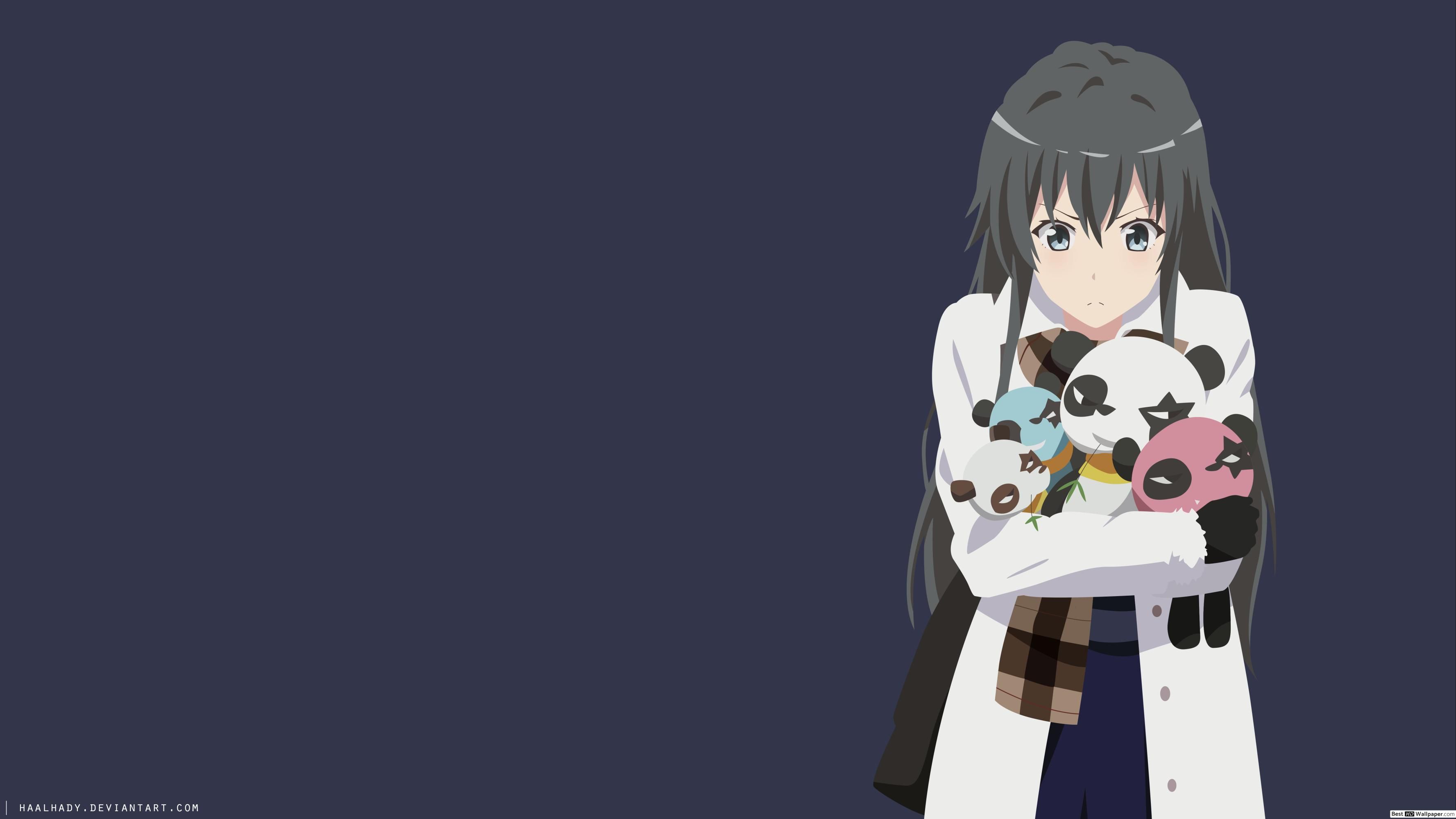 Oregairu Yukino, Vector HD wallpaper download