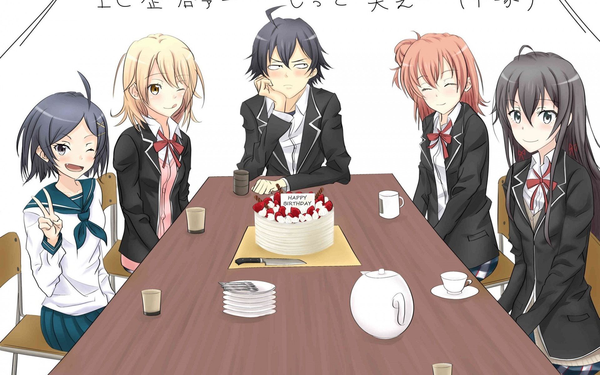 Download wallpaper Oregairu, Yahari Ore no Seishun Love Comedy wa