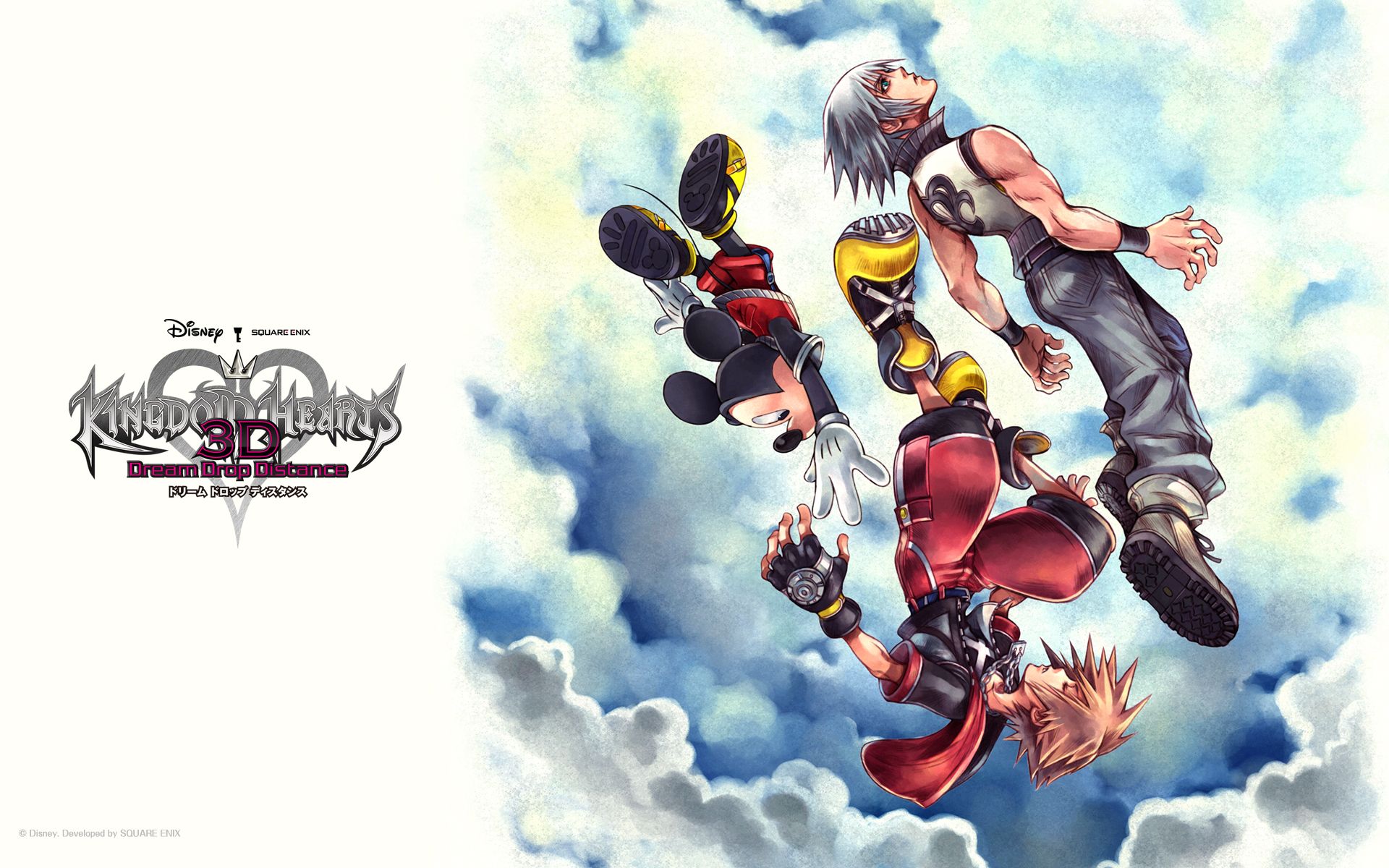 Kingdom Hearts 3D: Dream Drop Distance, Wallpaper Anime