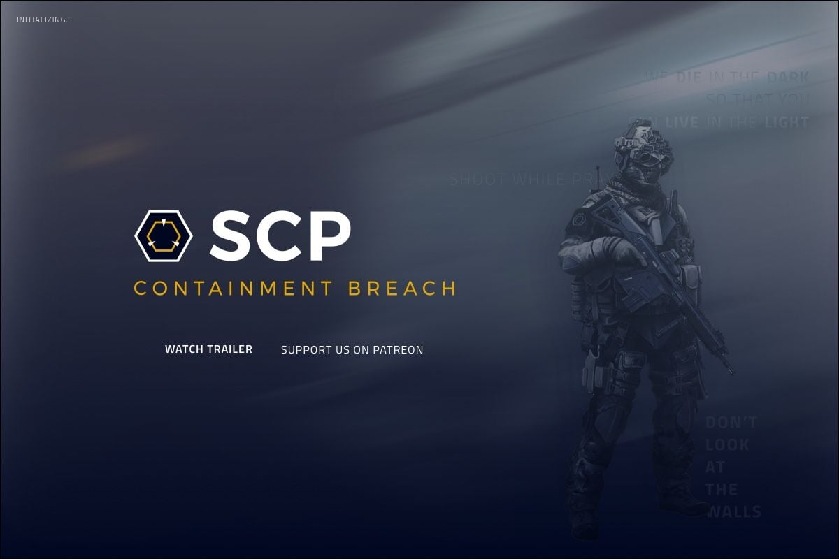 Sneak preview UI in SCP: Containment Break