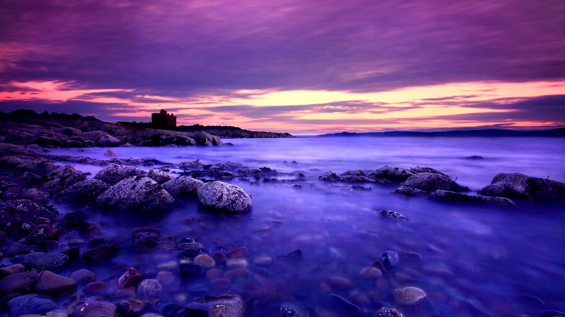 Purple Sunset Wallpaper: Image