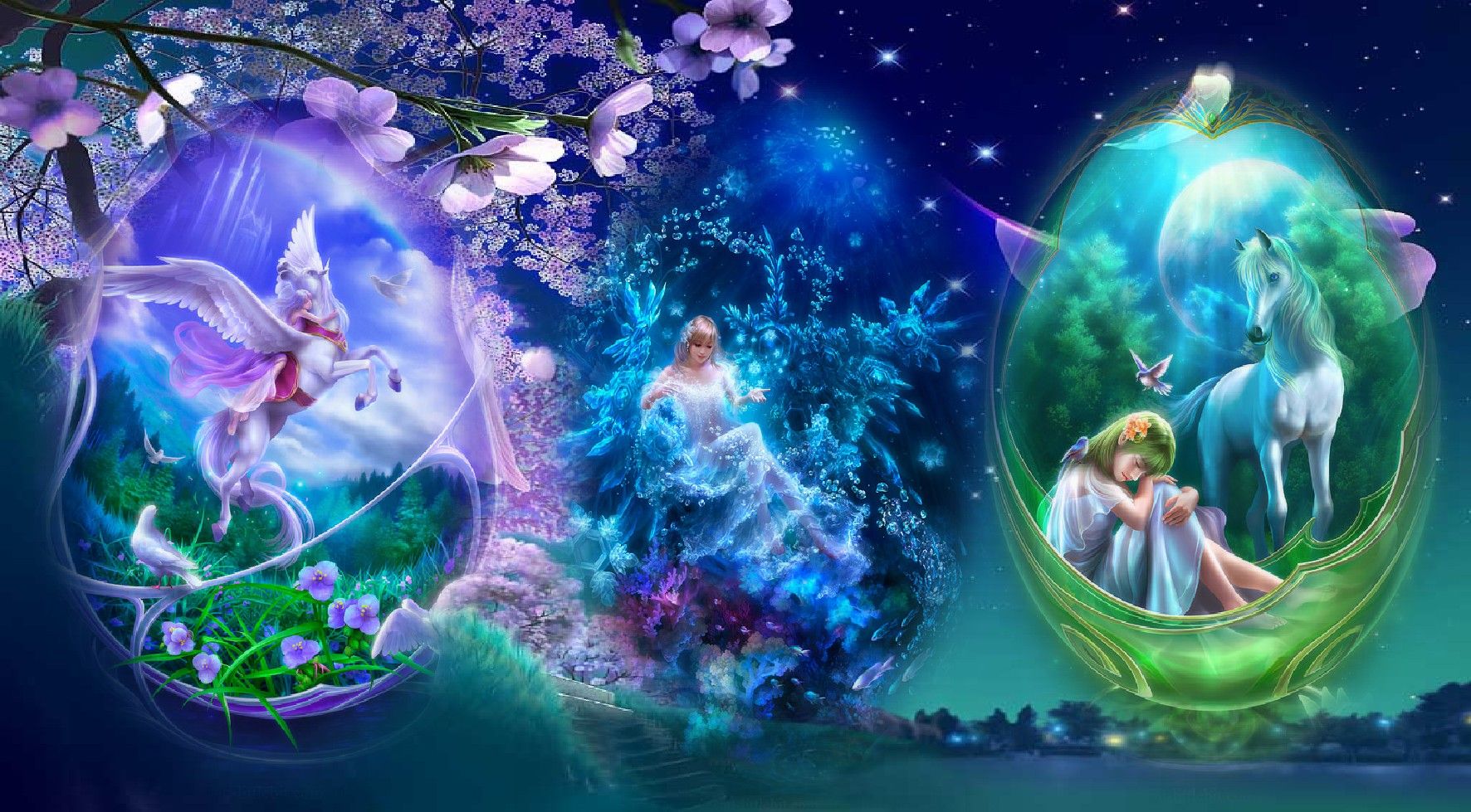 Download wallpaper fantasy Celestial with tags: Picture, Macbook