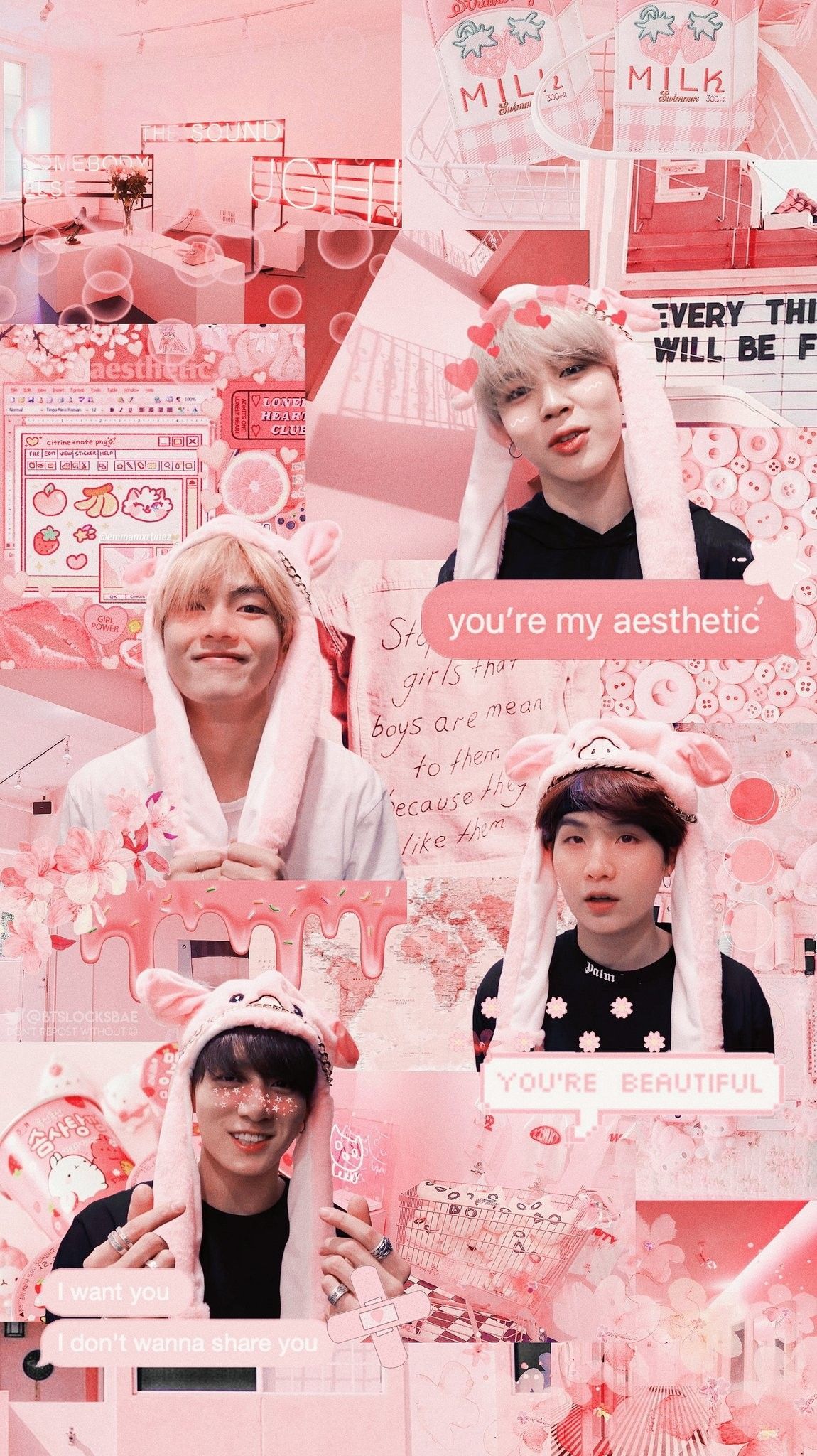 Cute Bts Wallpapers Aesthetic Bts V Aesthetic Wallpapers Wallpaper Cave Just A Random Book