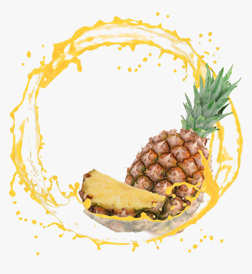 Pineapple Juice Splash Png, Transparent Png, Transparent Png