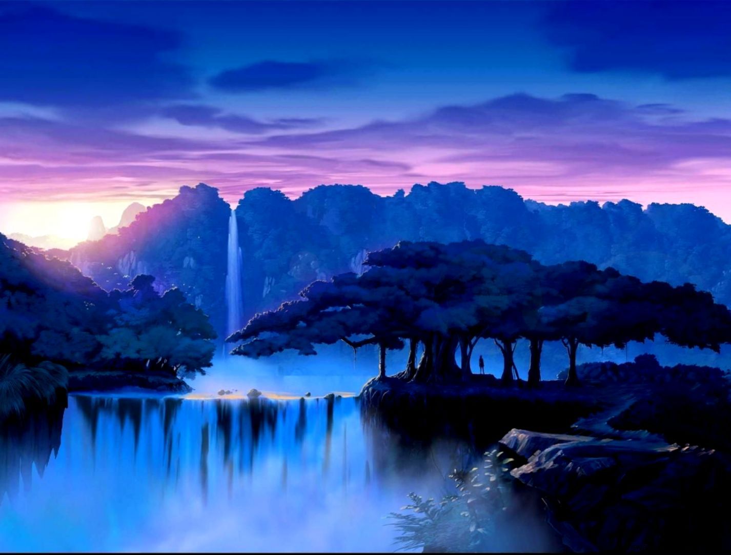 Reflection Dream Landscape HD Wallpaper