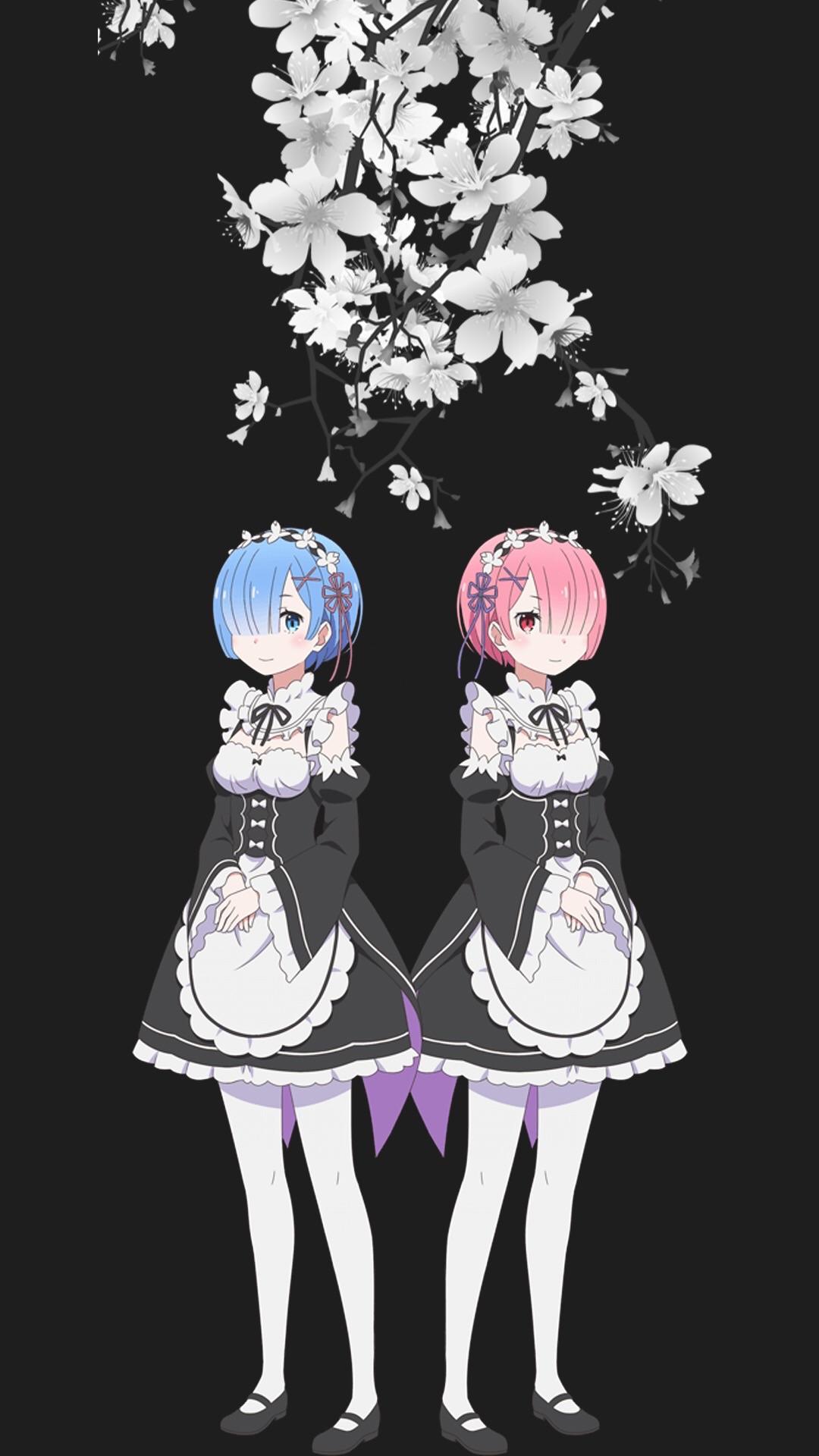 MEDIA Ram and Rem mobile wallpapers : Re_Zero.