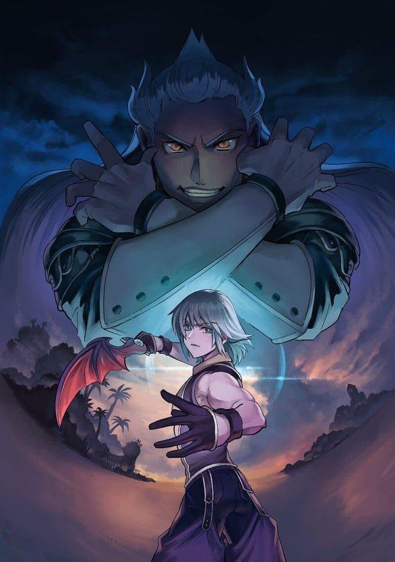 Kingdom Hearts Riku and Ansem art. Kingdom hearts fanart, Riku