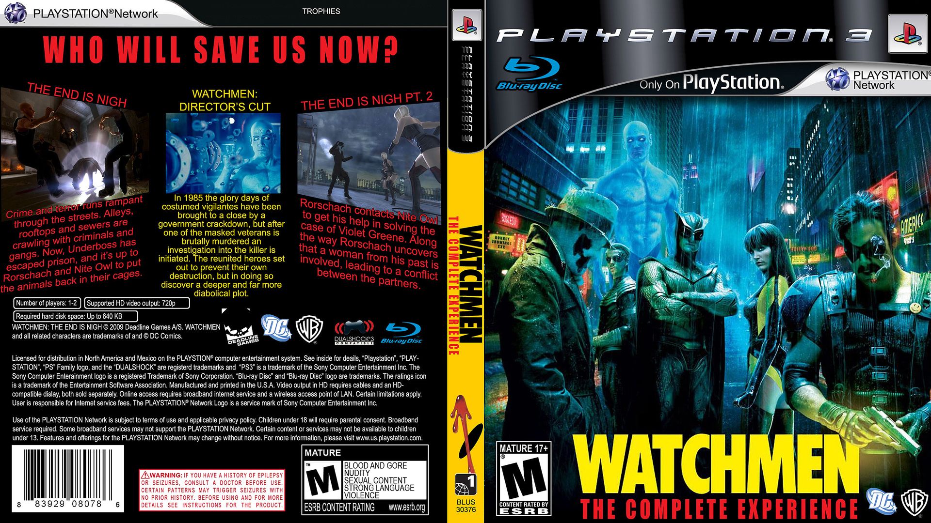 game, watchmen the end is nigh desktop wallpaper 71155