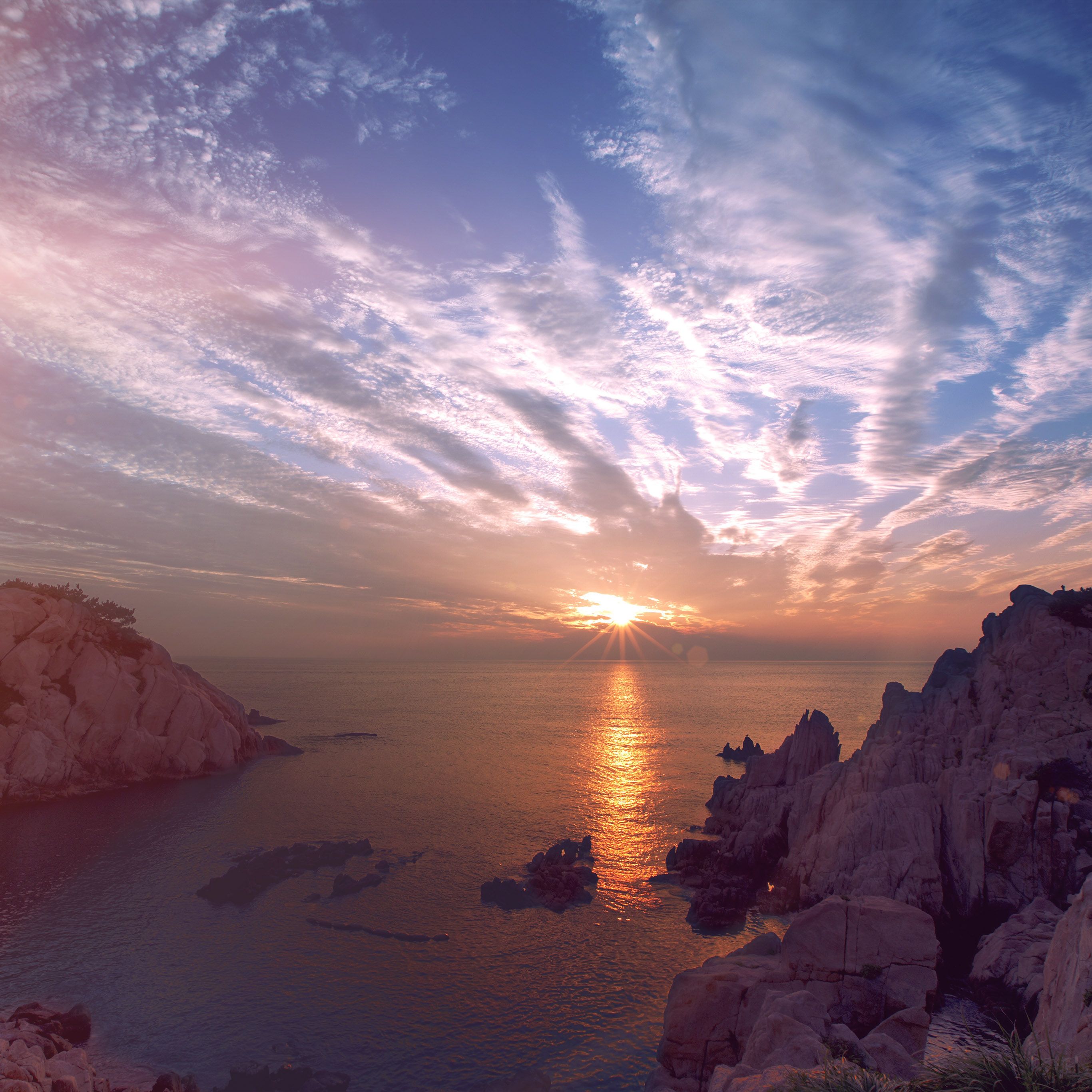 Sunset Bridge Sea Rocks Clouds Wallpapers - Wallpaper Cave