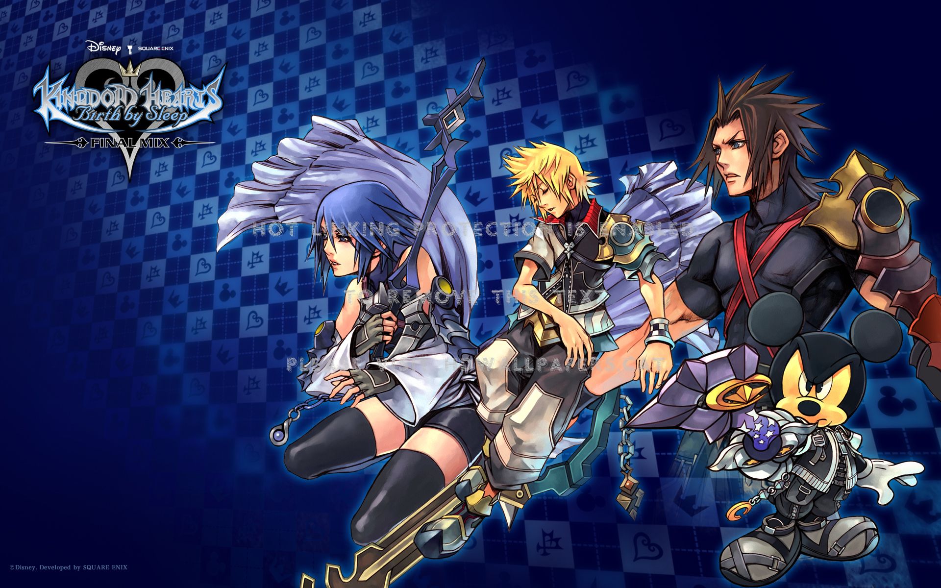 kingdom hearts birth by sleep aqua ventus