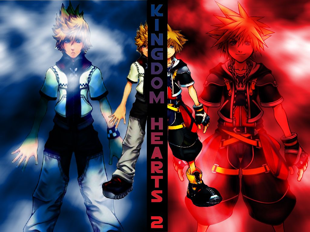 Kingdom Hearts Roxas Wallpaper Background Hearts Sora Roxas Faces Wallpaper & Background Download