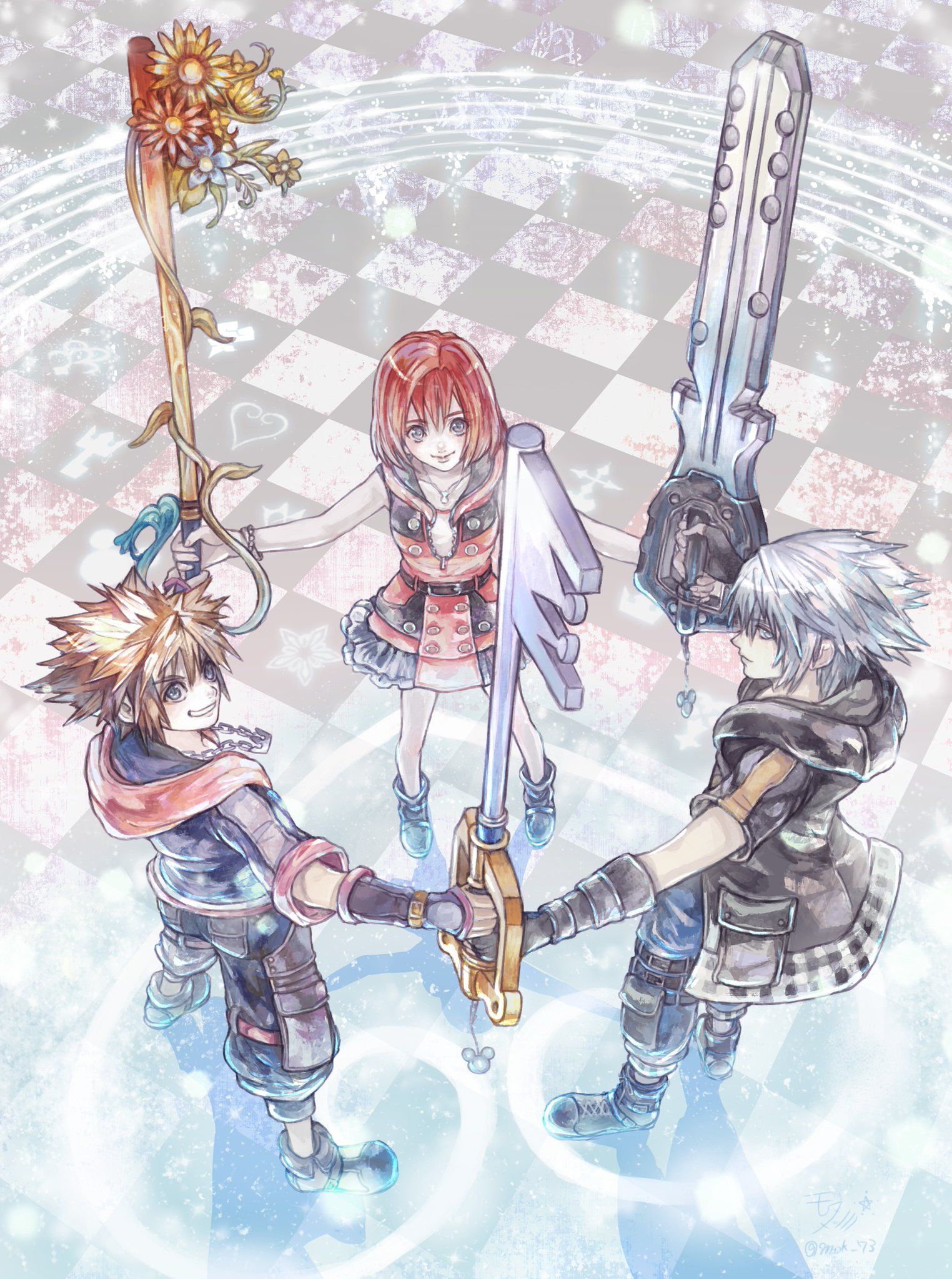 Anime. Kingdom hearts fanart, Sora