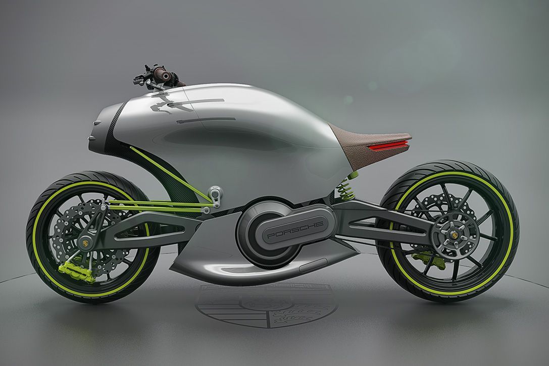 The All Electric Porsche 618 Motorcycle Is Straight From