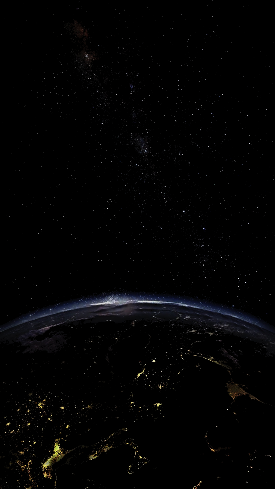 Premium AI Image | A planet with a dark planet in the background