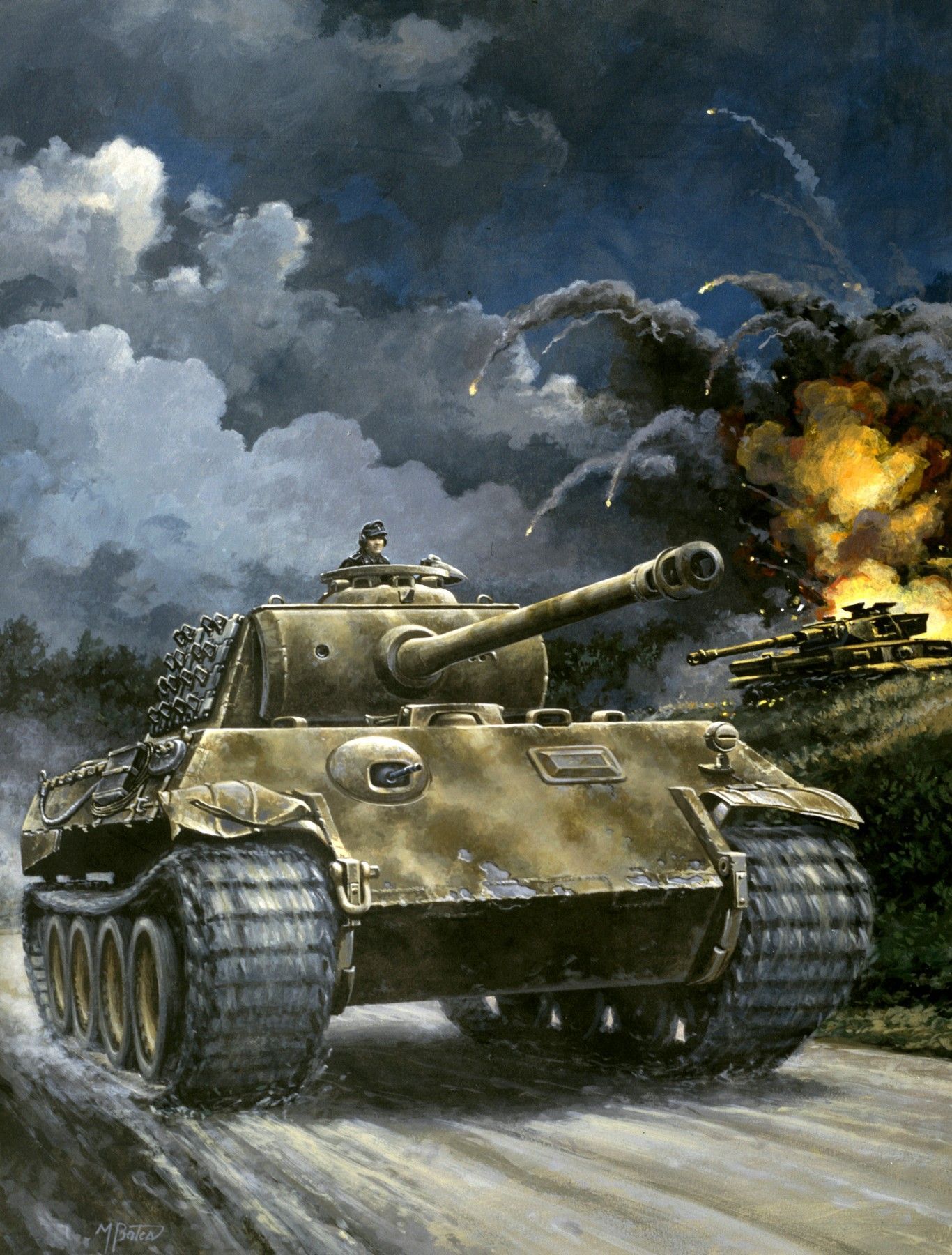 Panzerkampfwagen V, Panther. Tanks military, War
