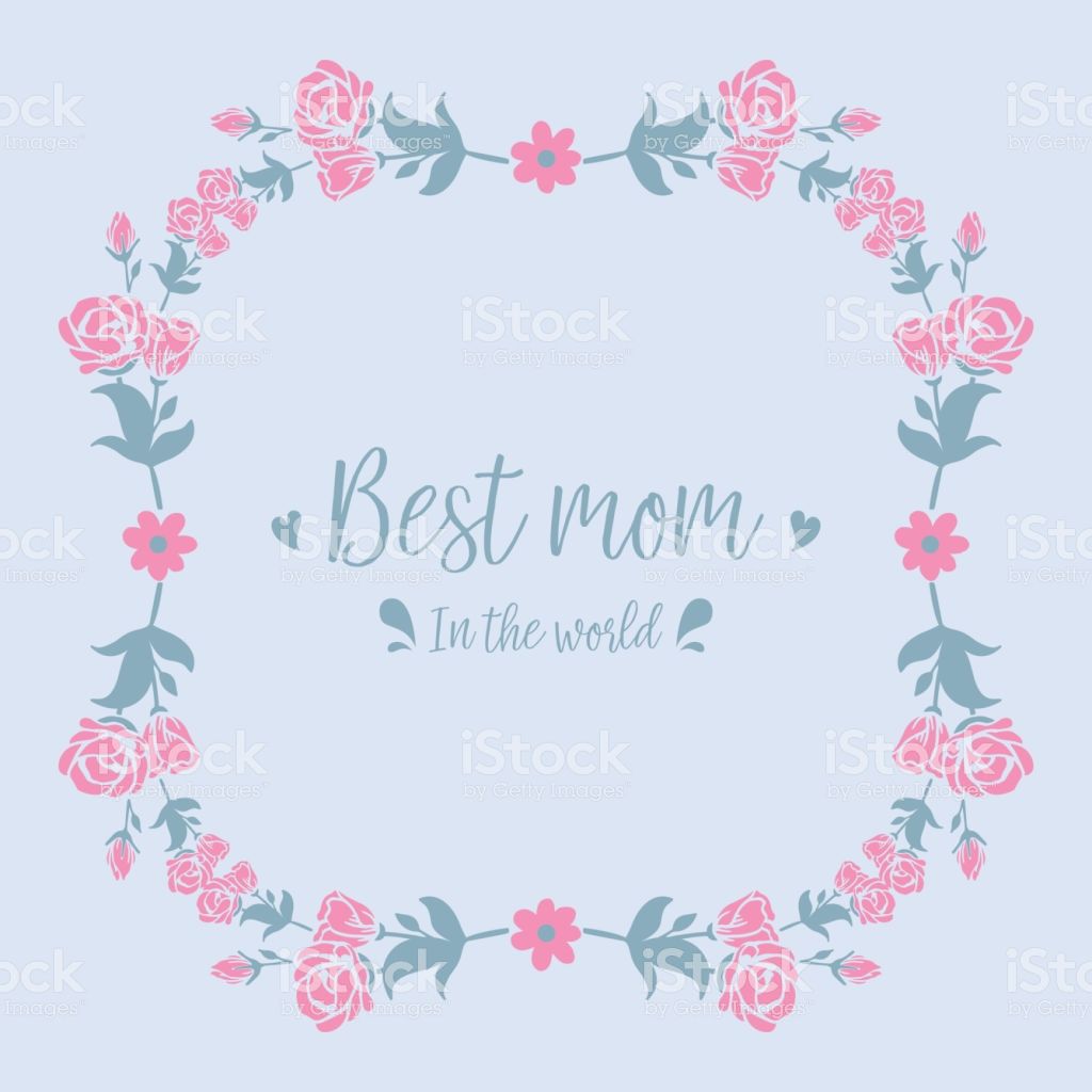 Invitation Card Wallpaper Design For Best Mom In The World With