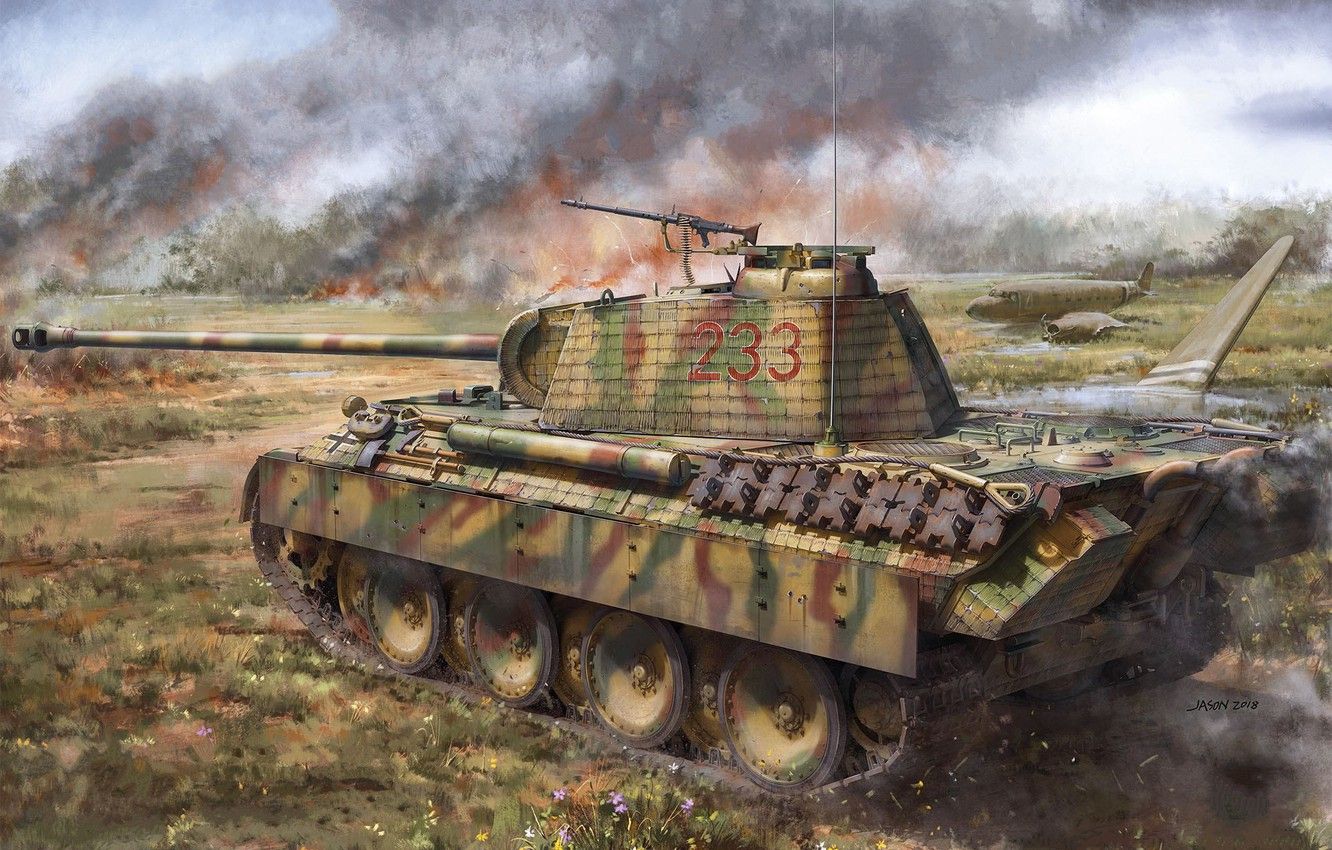 Wallpaper Panther, tank, the Wehrmacht, average, panzerwaffe, Pz