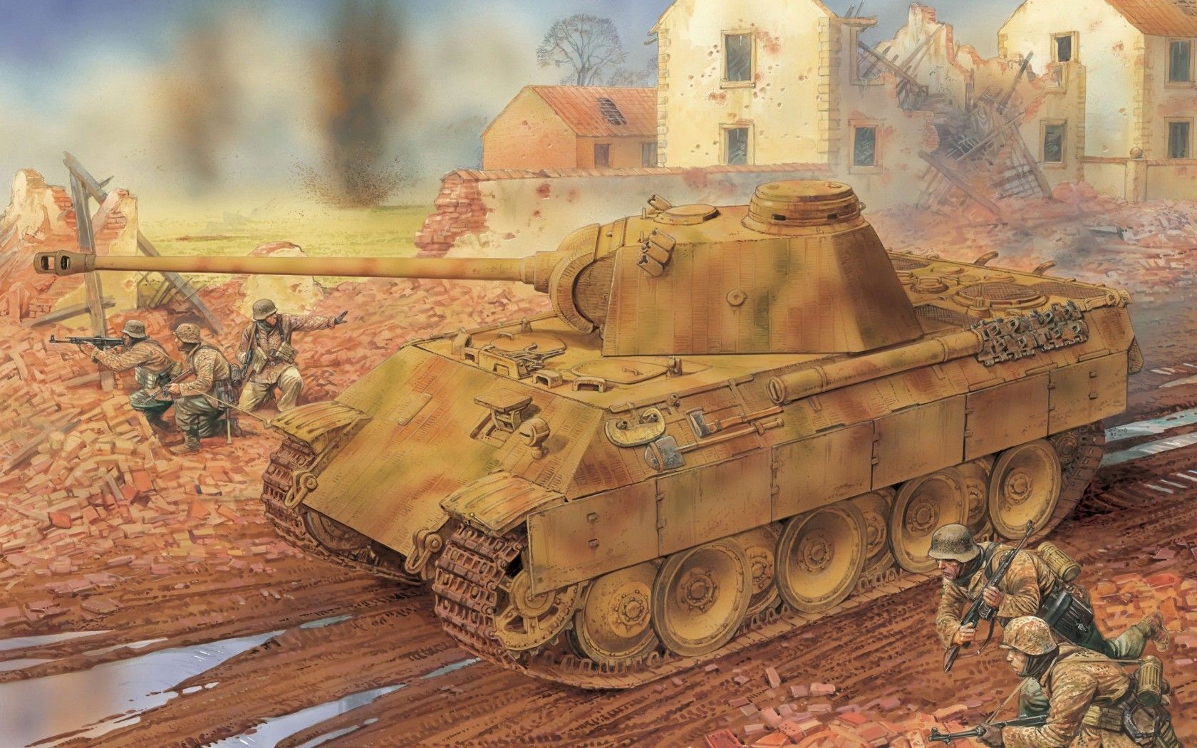 German Panther Bakgrund and Bakgrundx1050