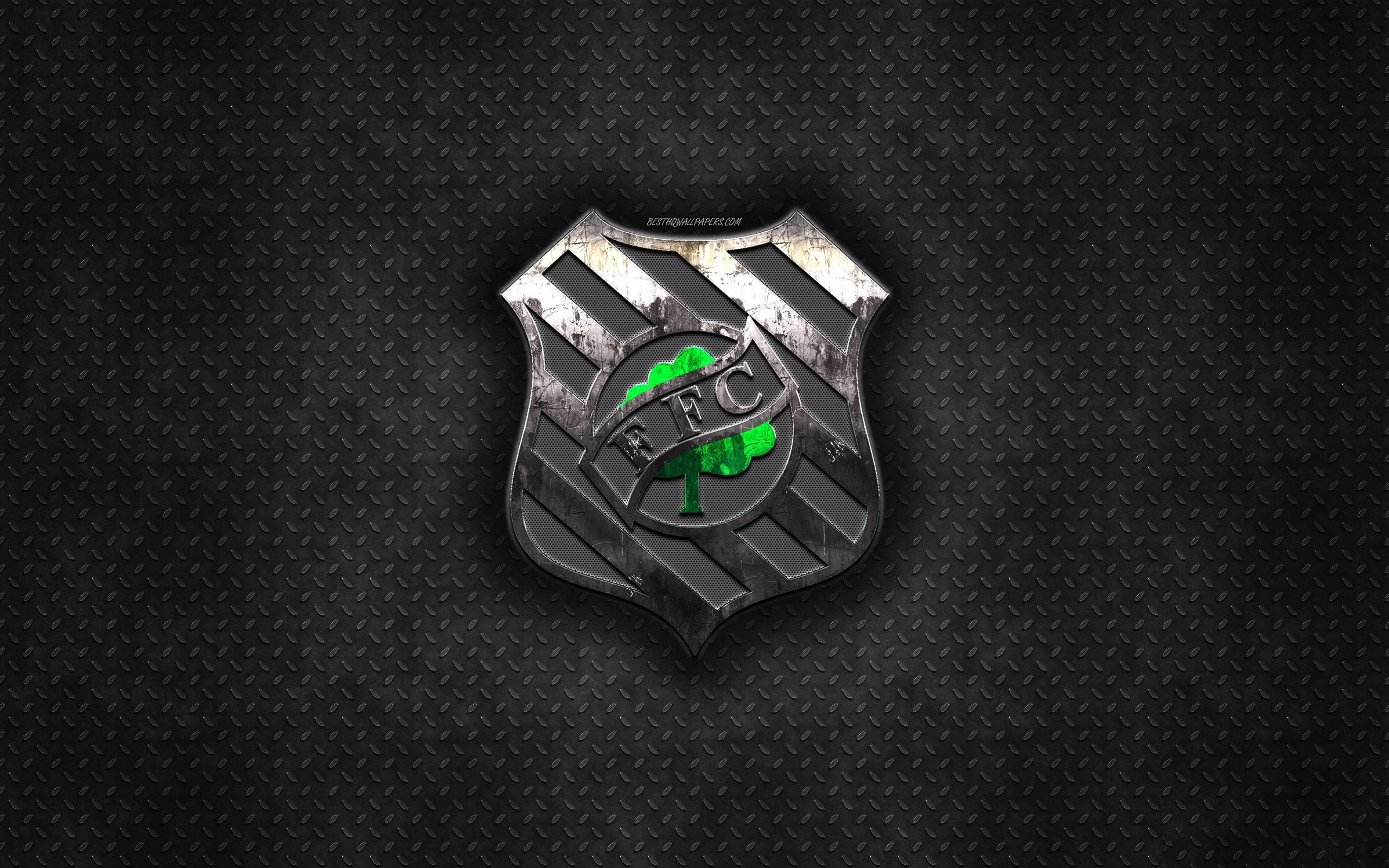 Download wallpaper Figueirense FC, Brazilian football club, black
