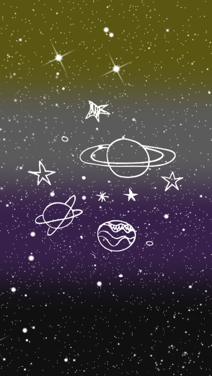 Subtle nonbinary space wallpapers for anon  home