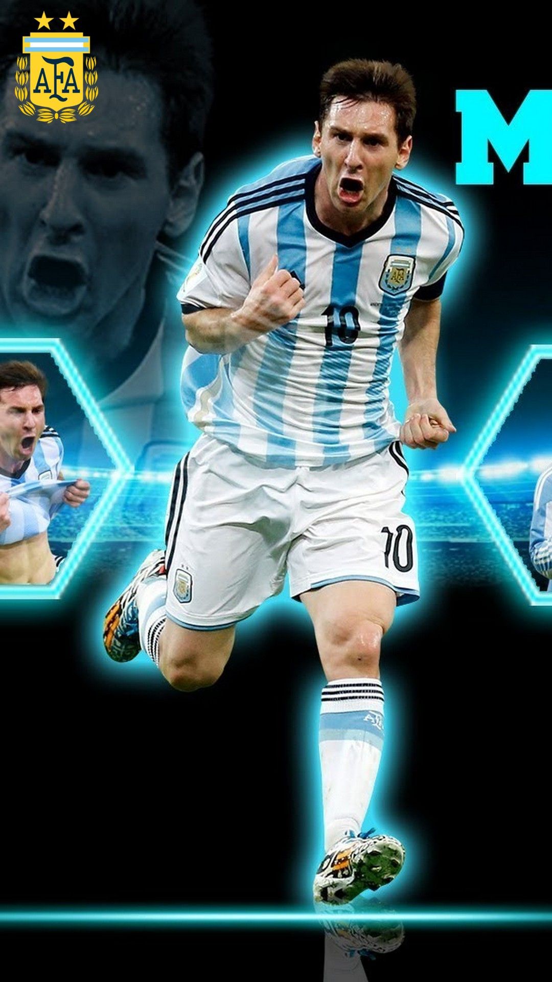 Messi Argentina Mobile Wallpaper HD Football Wallpaper