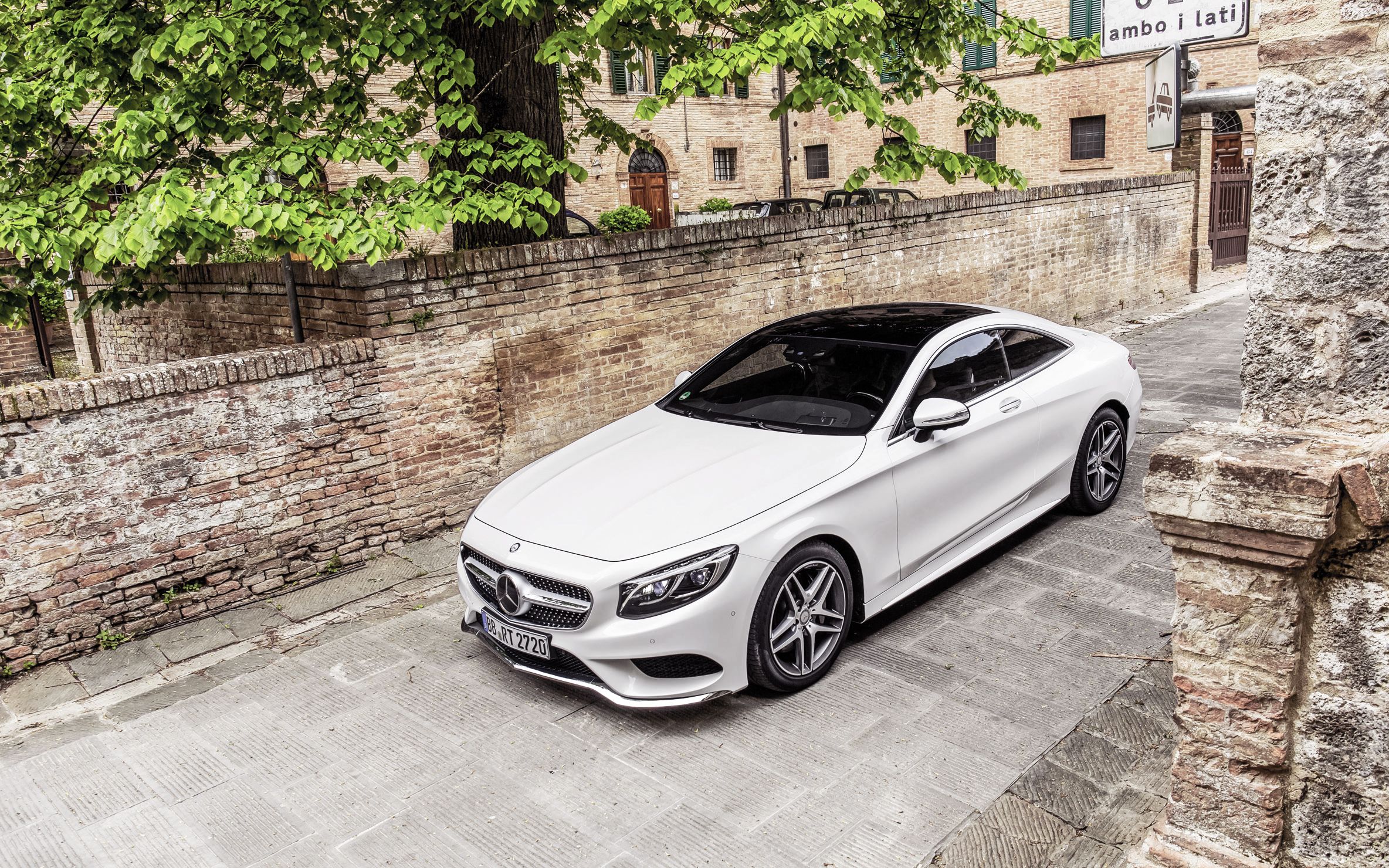 Download Wallpaper 2368x1480 Mercedes Benz, S Class, Coupe, White