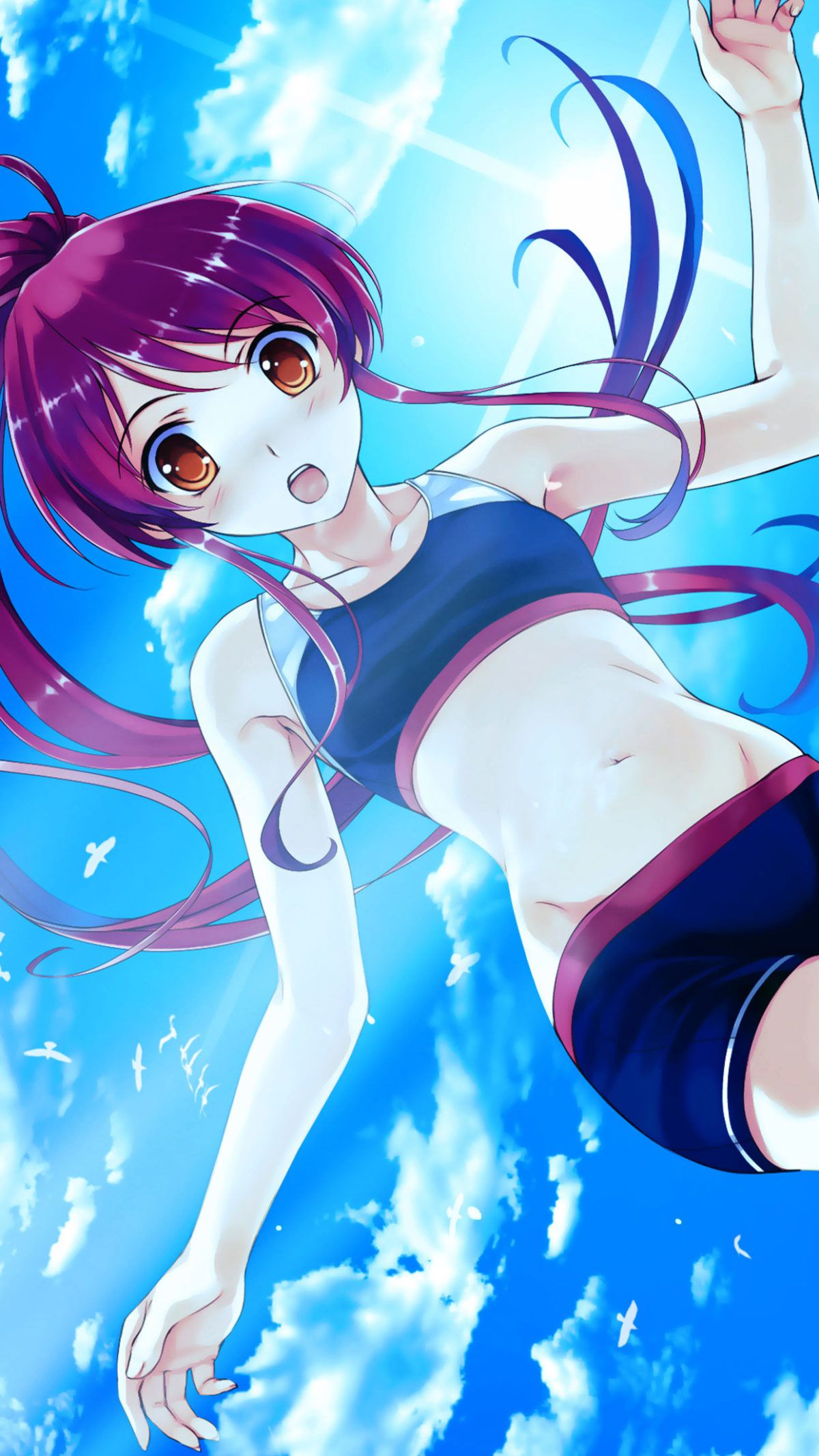 Anime girl wallpaper for #iPhone and #Android #anime #girl