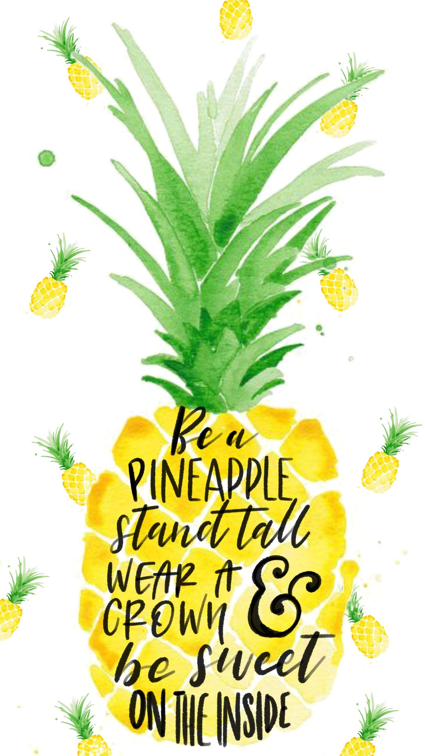 FUN AND FREE, PINEAPPLE THEMED SUMMER WALLPAPERS!'s Blog