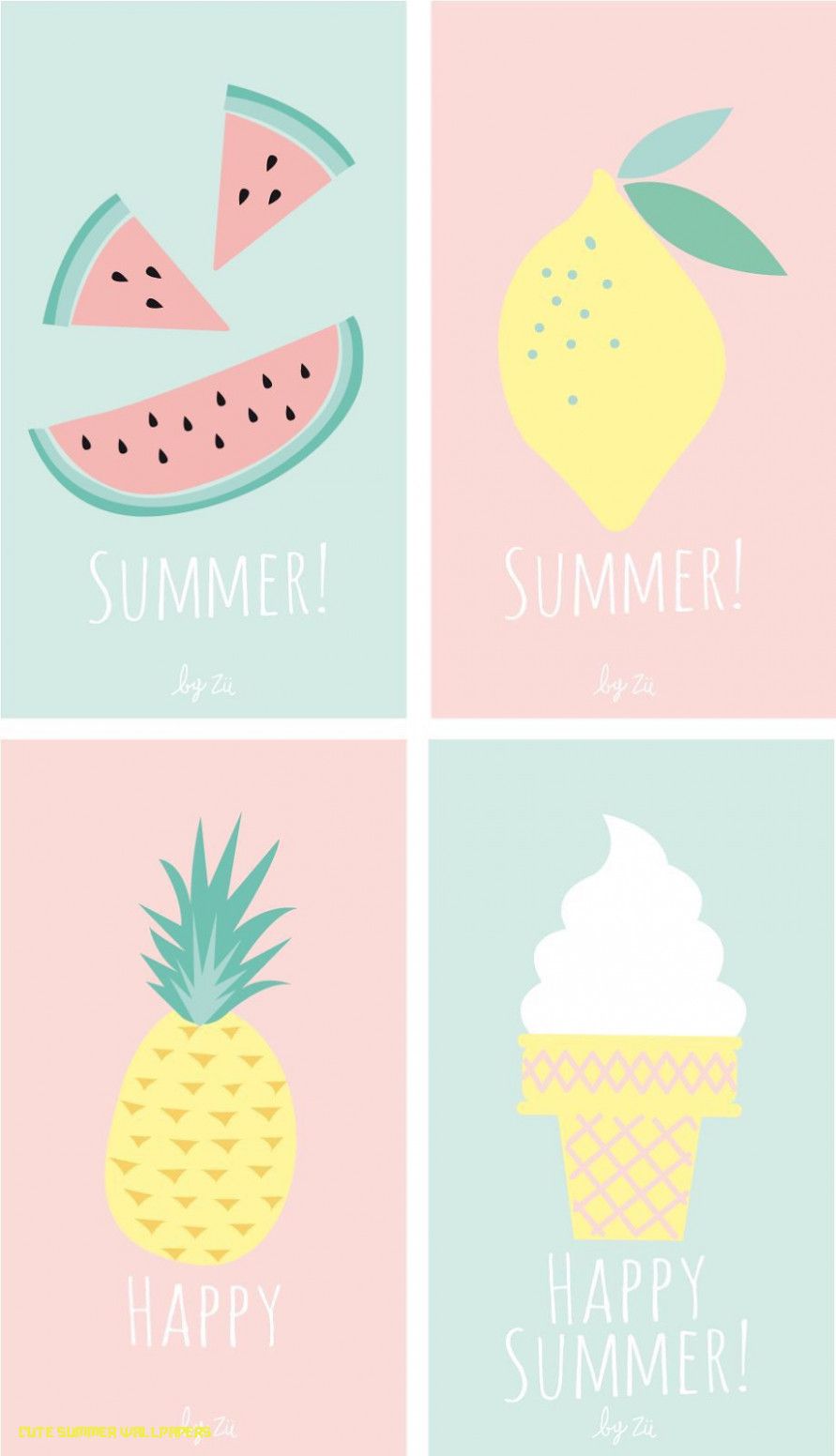 Cute Summer Fruit Wallpapers - Wallpaper Cave
