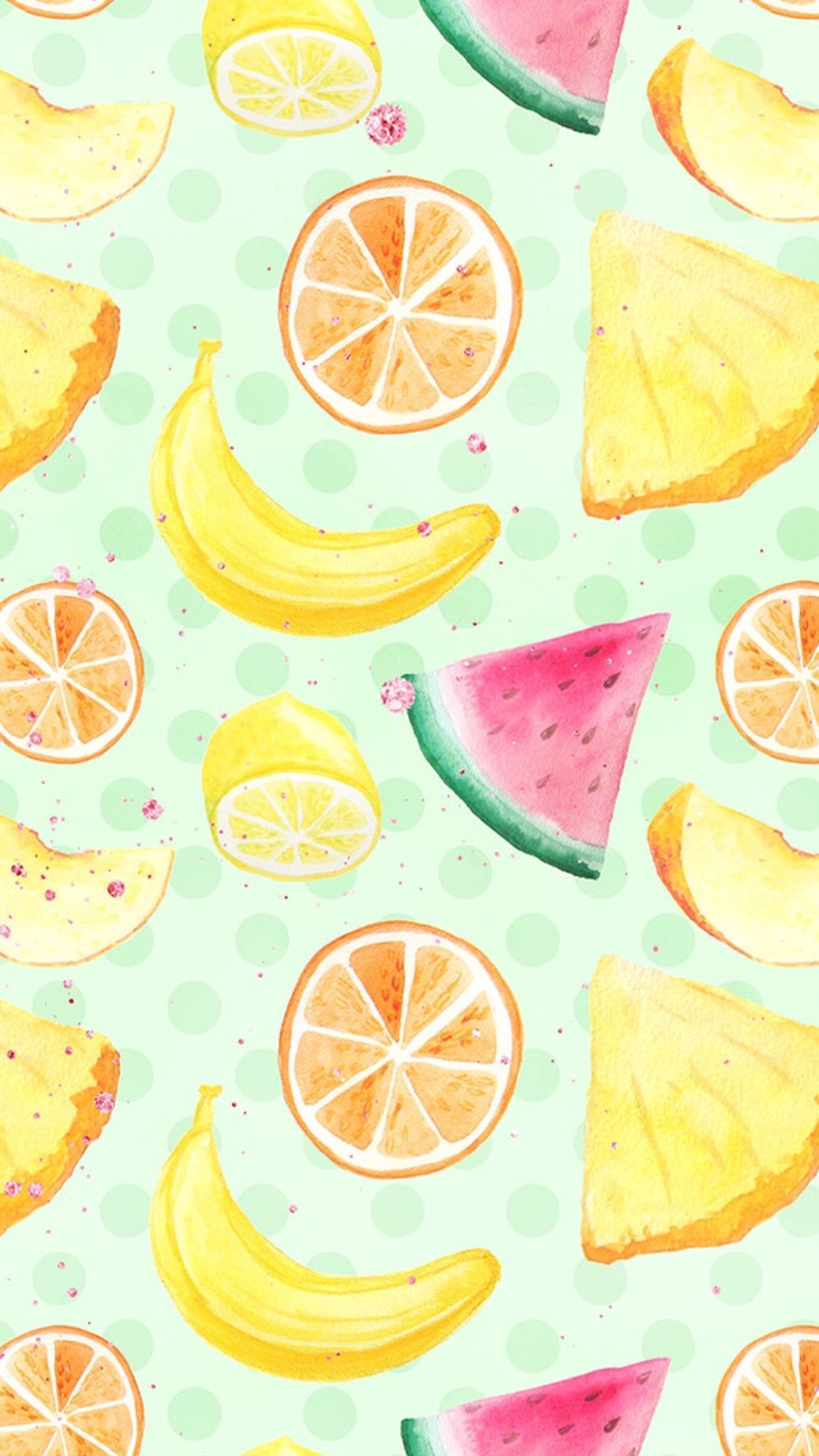 Handdoek van maken, wat zal de douche er lekker van gaan smaken= HUMOR LOL***:)*** :) :) :). Fruit wallpaper, Summer wallpaper, Cute food wallpaper