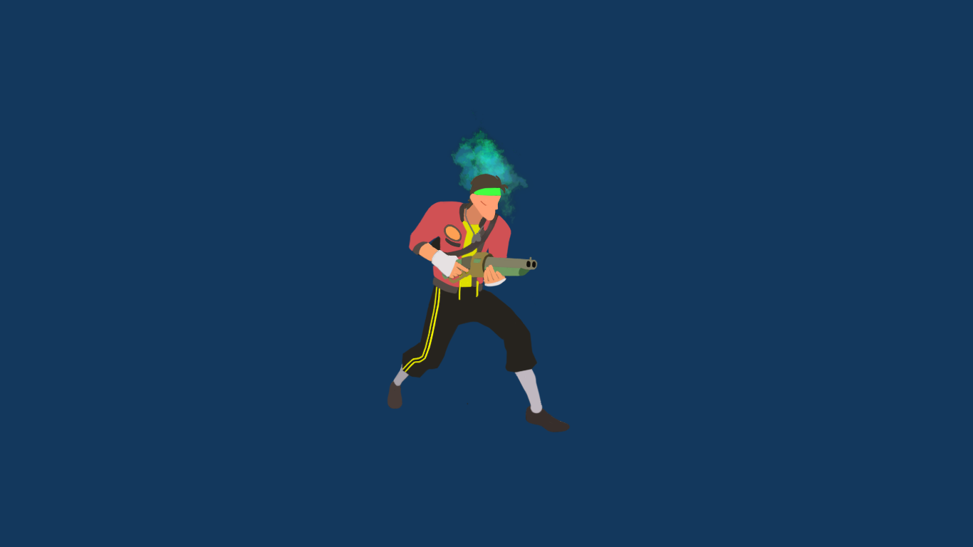 I made my scout loadout into a wallpaper