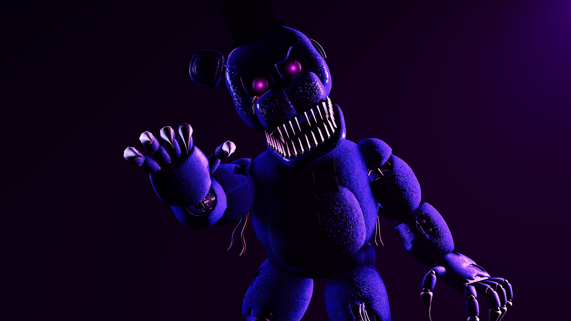 I decided to make a Sinister Shadow Freddy poster too