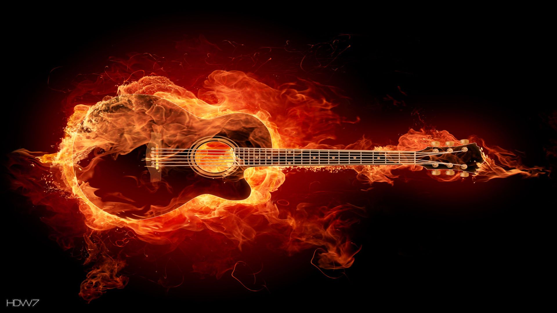 flame guitar wallpaper. HD wallpaper gallery
