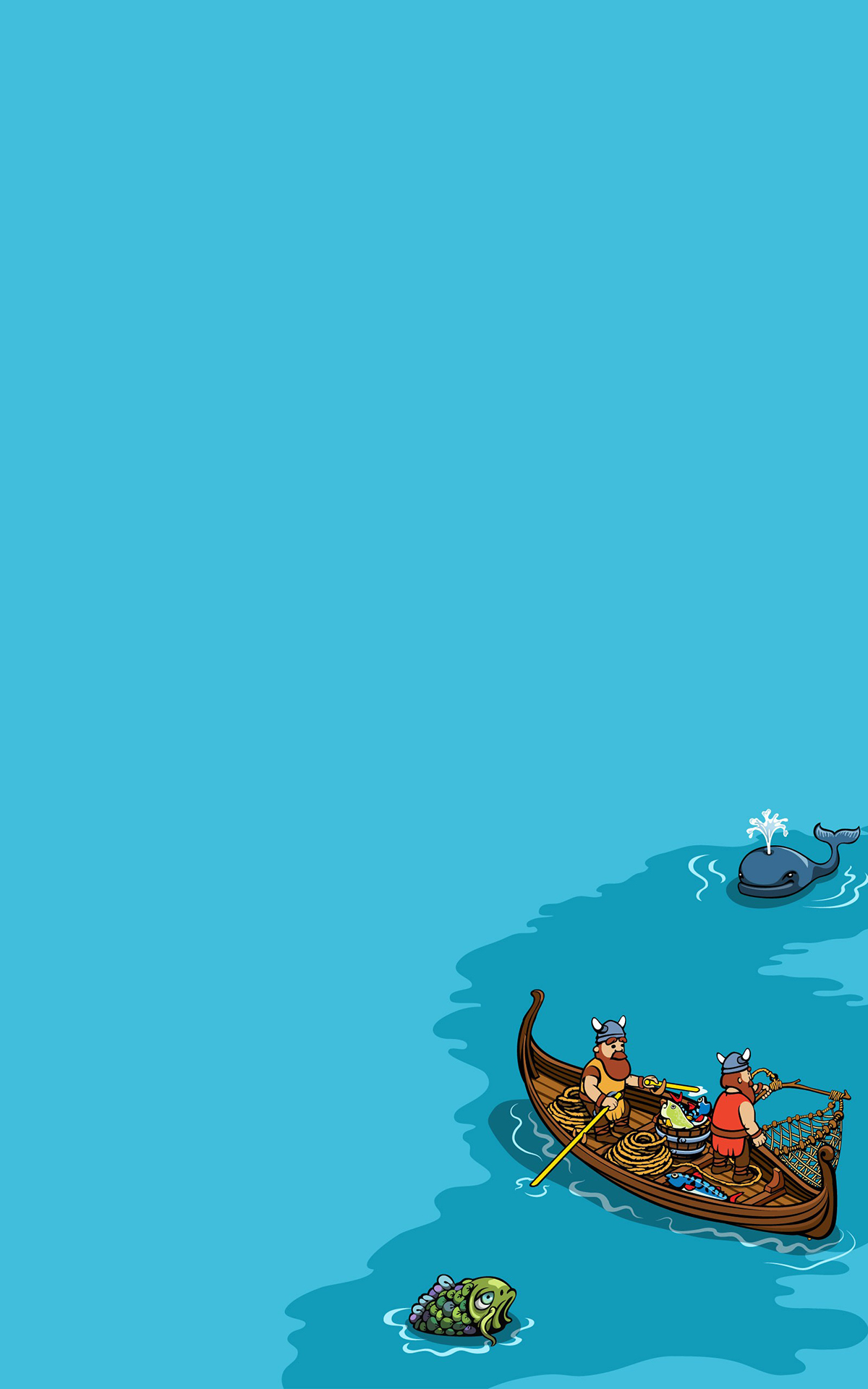 #minimalism, #sea, #portrait display, #Vikings, #fishing
