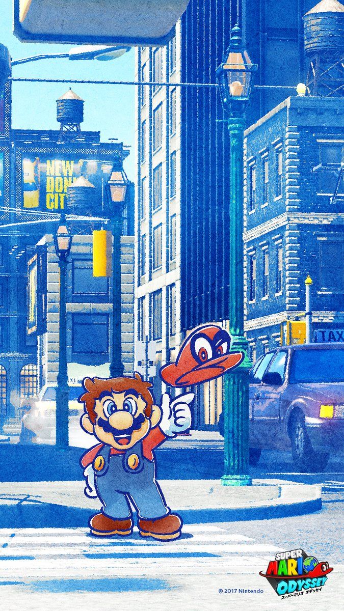 Celebrate Super Mario Odyssey's launch month with a new wallpaper