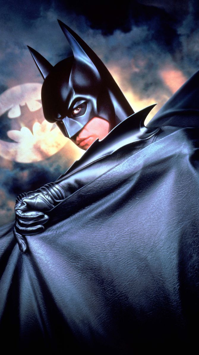 Batman Forever (1995) Phone Wallpaper. Moviemania. Batman, Batman movie posters, Batman poster