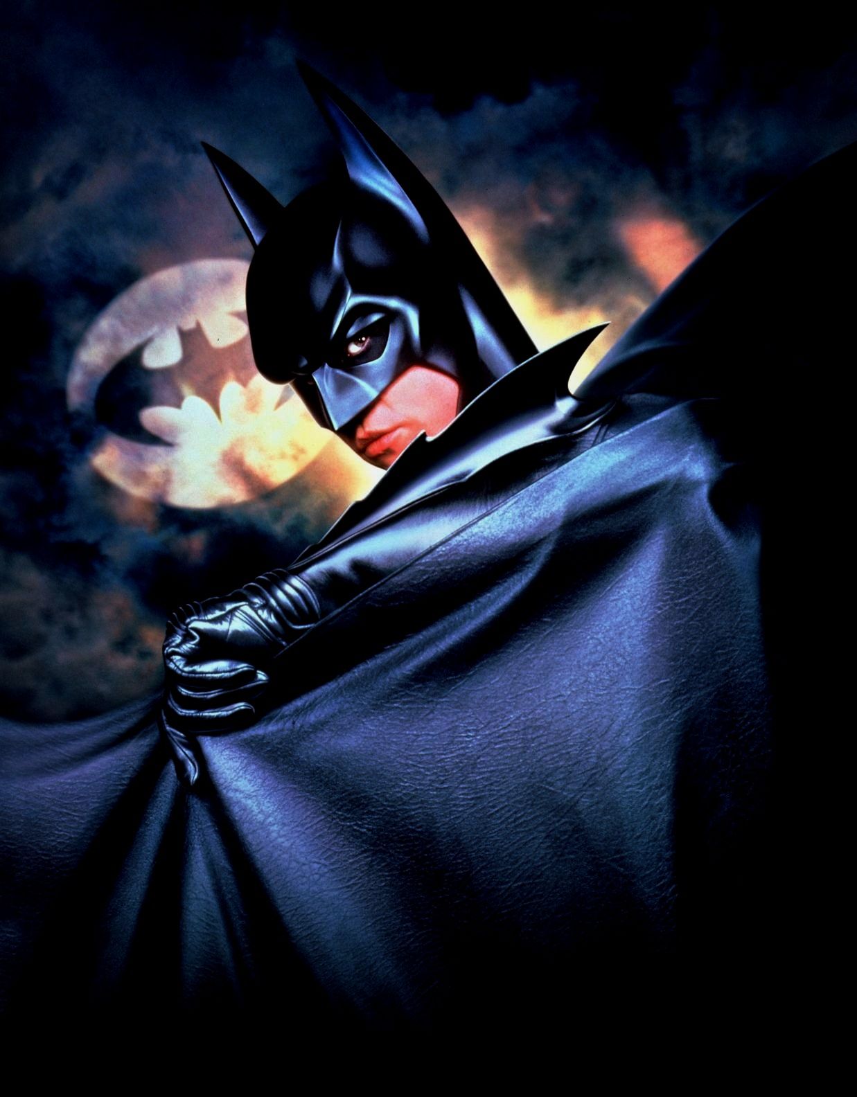 Batman Forever Poster HD Background Image for iPad