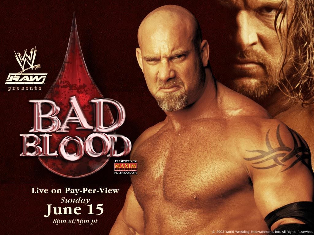 WWE Bad Blood 2003 Wallpaper