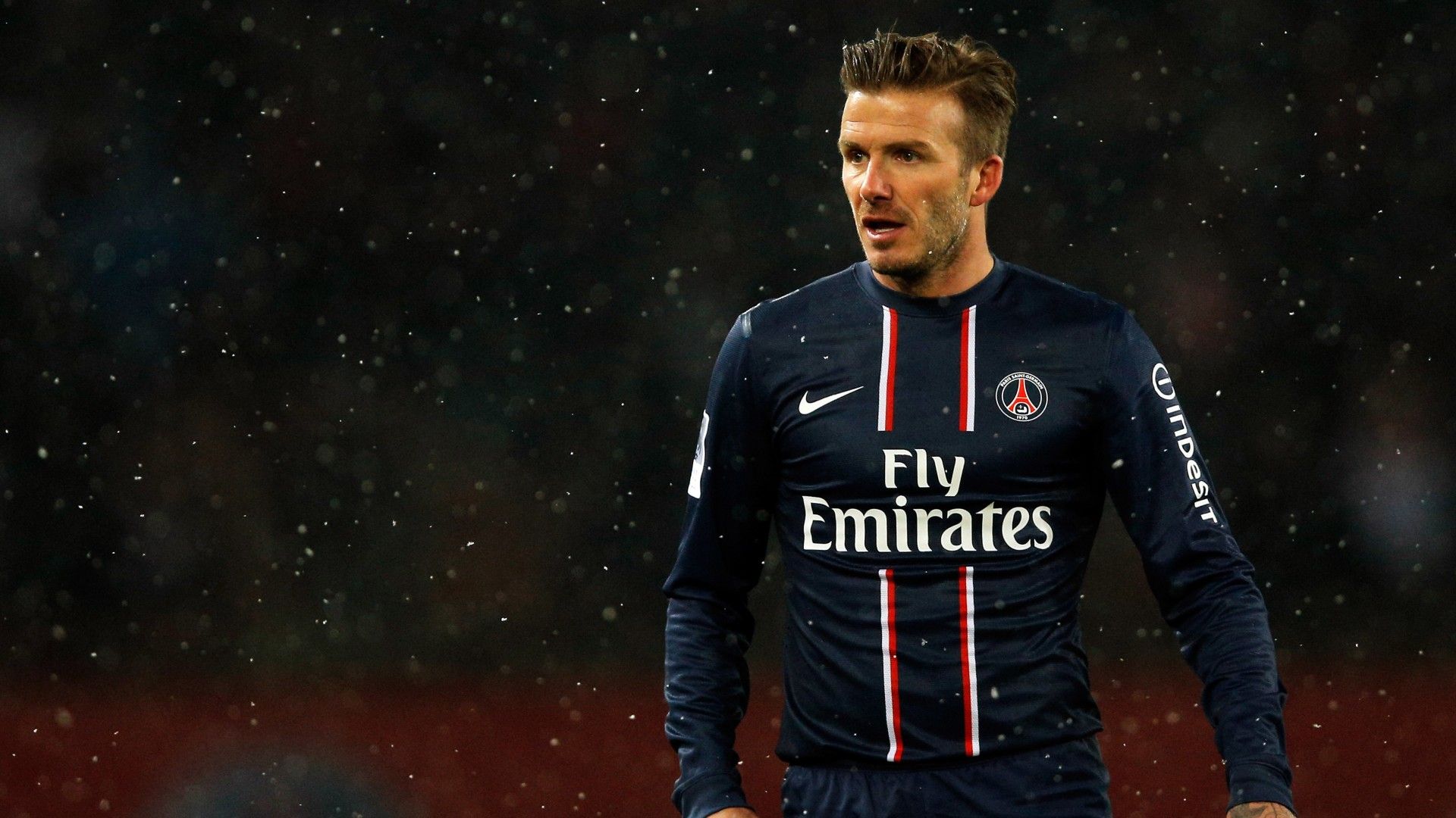 Wallpaper David Beckham, Paris Saint Germain, Football Player, HD