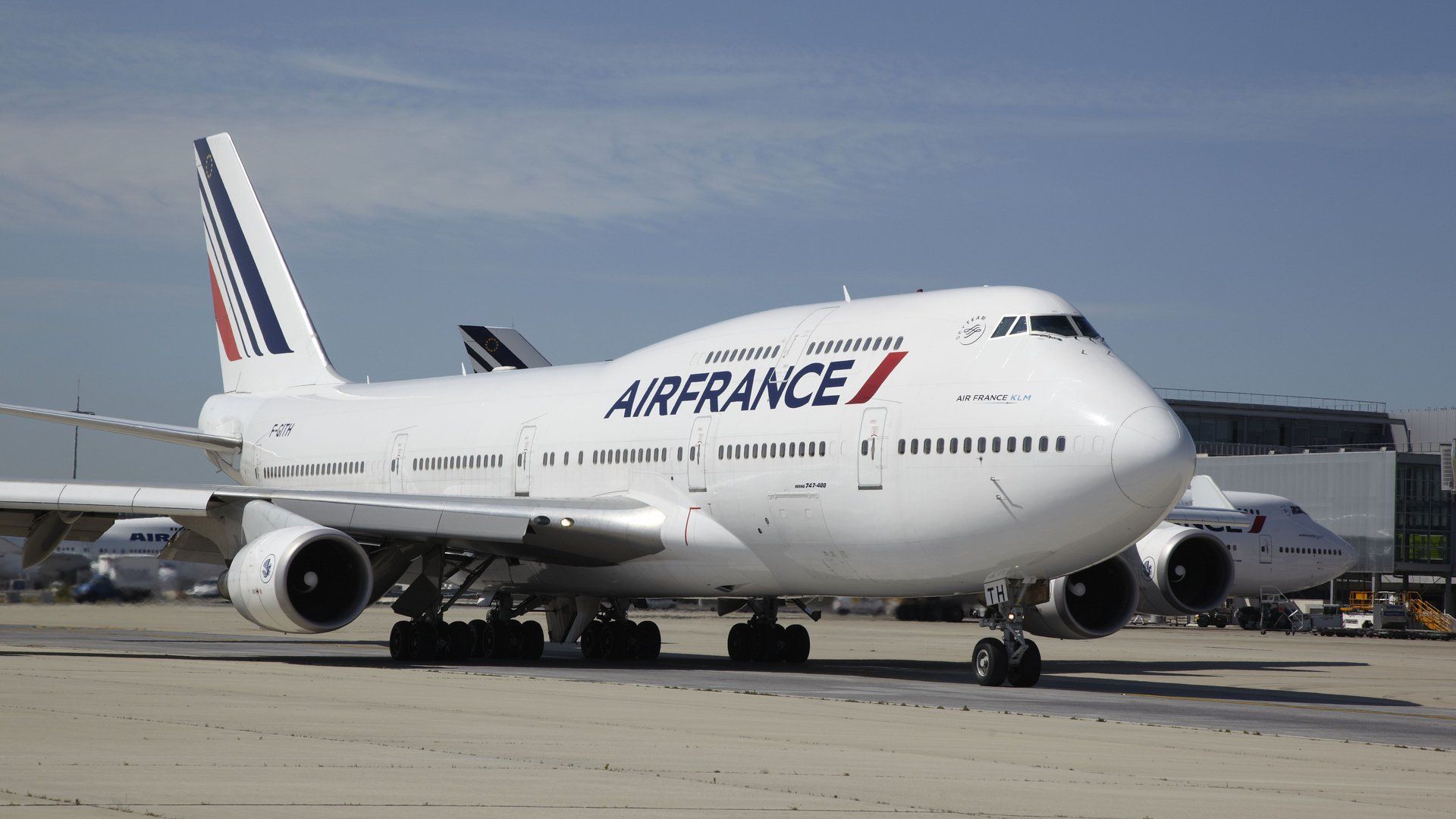 Air France KLM Boeing 747 400 HD Wallpaper. Background Image