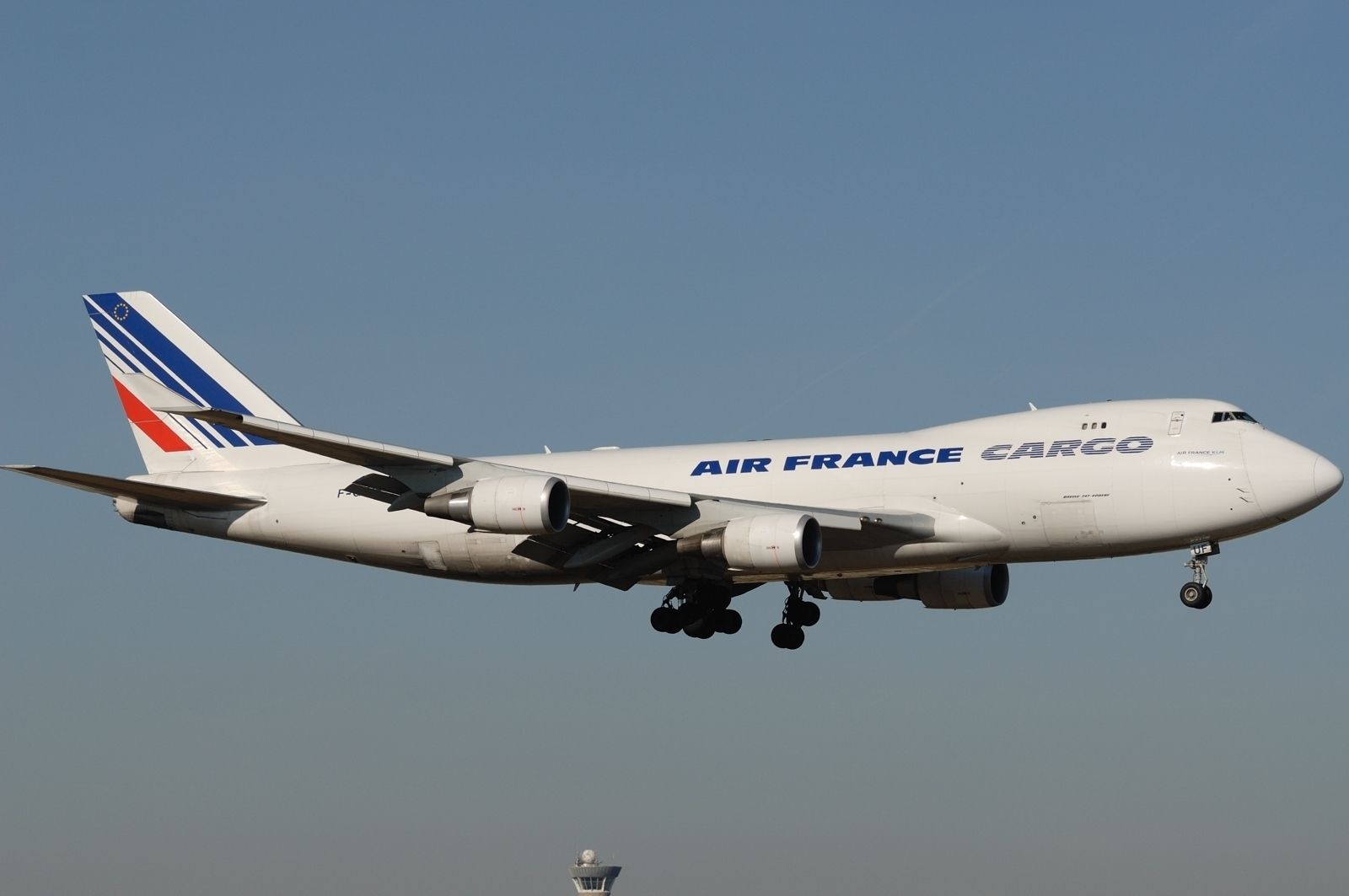 Air France Cargo Boeing 747 400 At Charles De Gaulle