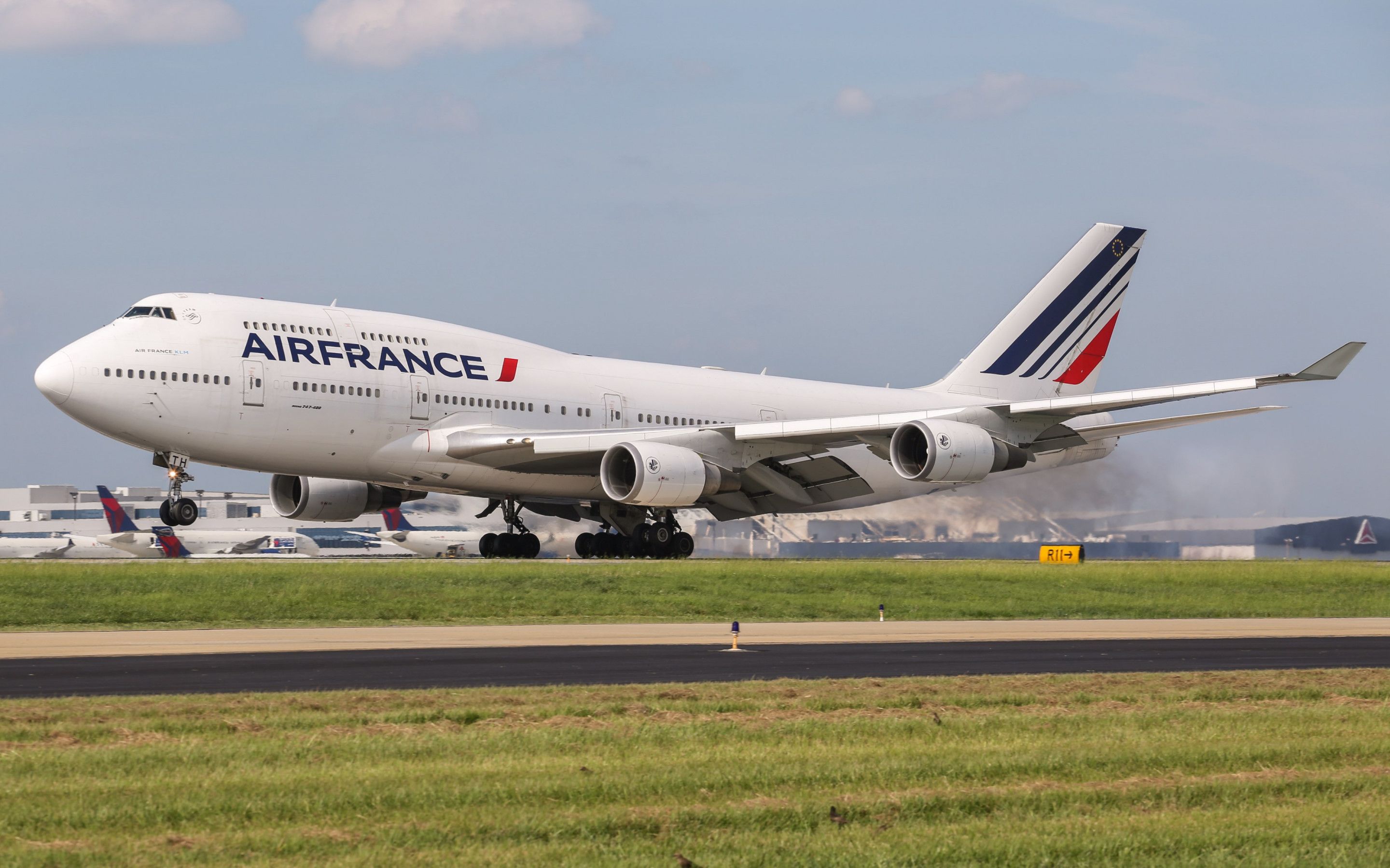 Download wallpaper: Air France Boeing 747 2880x1800