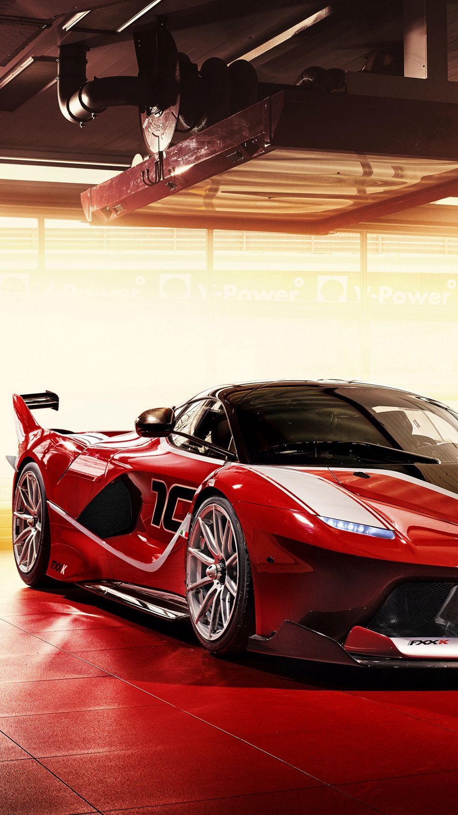 Download Wallpaper 938x1668 Ferrari Fxx K, Sports Car, Red Iphone