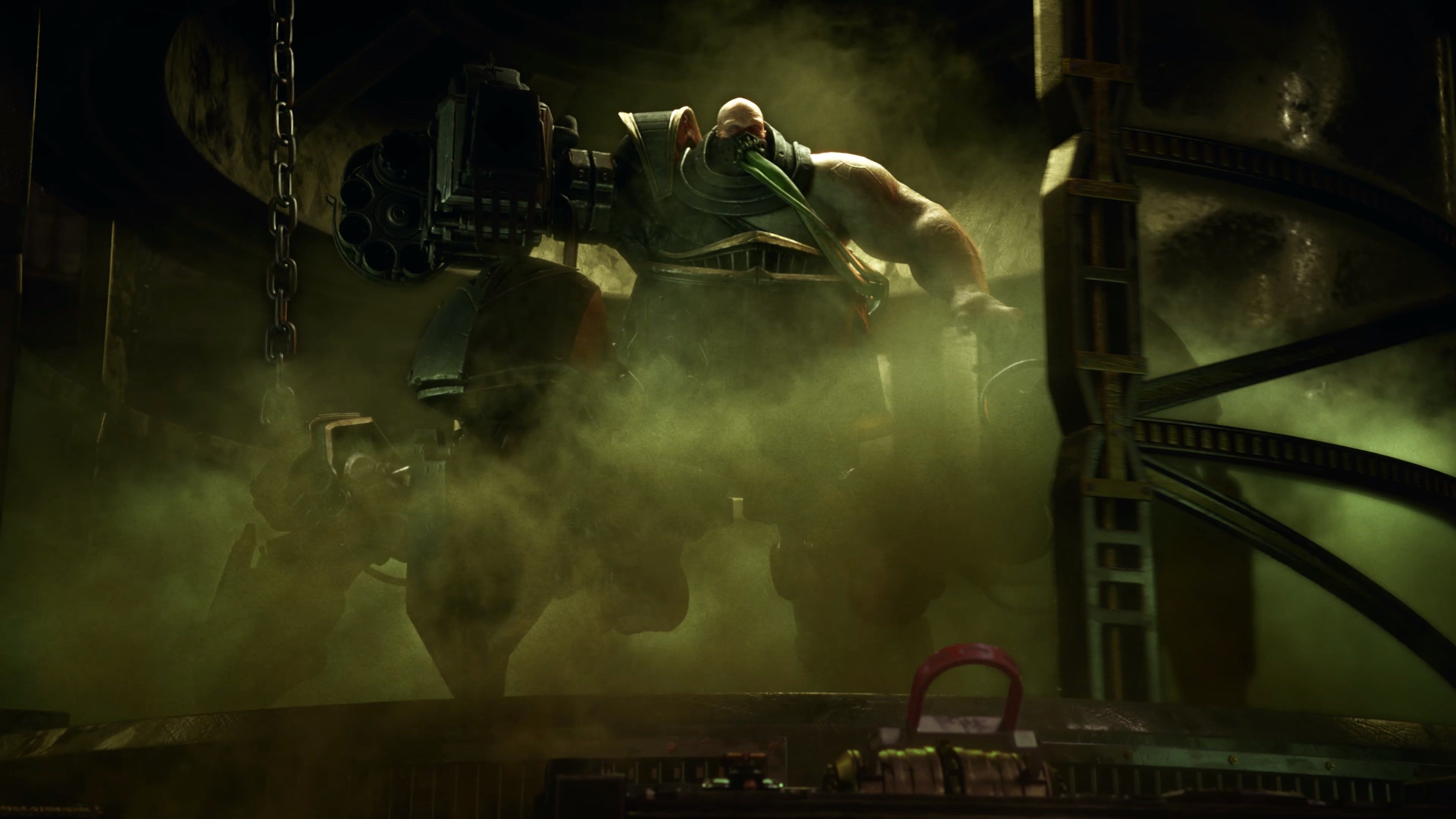 4K Wallpaper taken from the newest cinematic feat Lux, Urgot