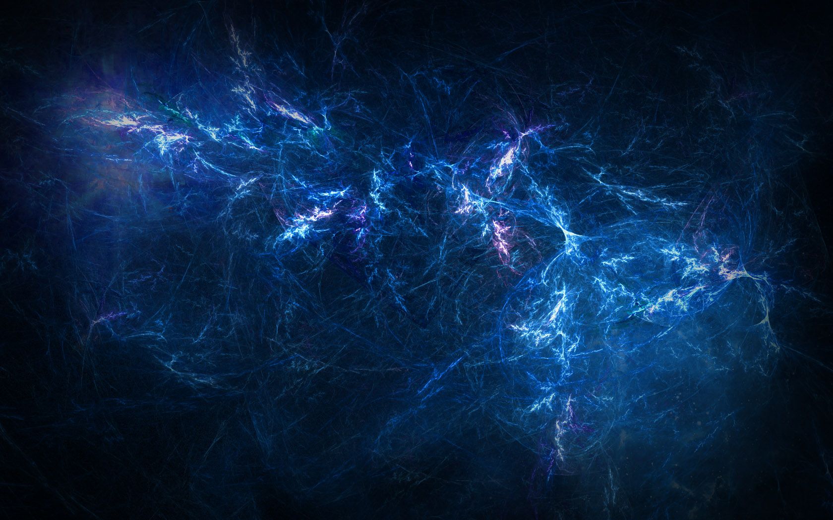 Blue Lightning Wallpaper